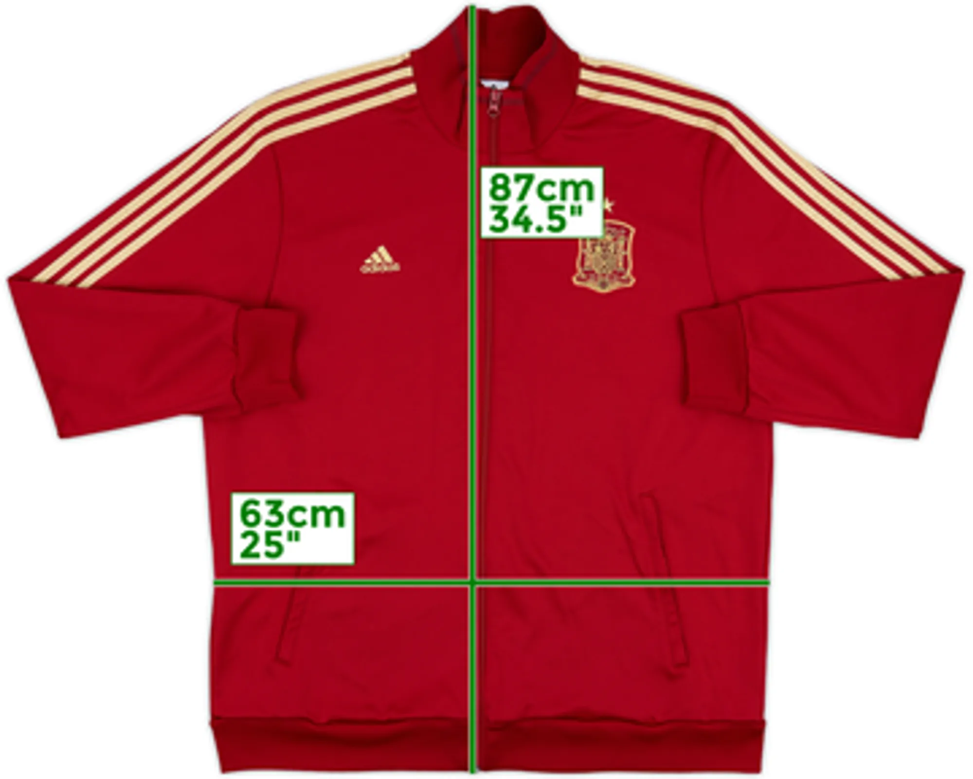 2014-15 Spain adidas Track Jacket - 8/10 - (S)