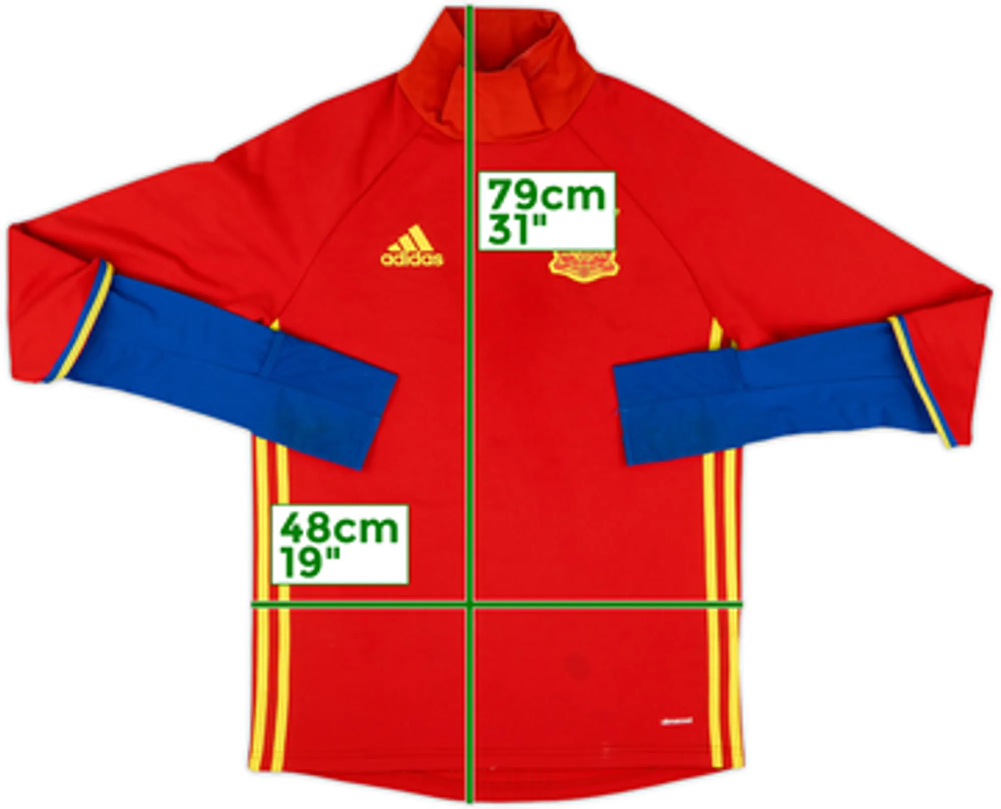 2016-18 Spain adidas Drill Top - 6/10 - (S)