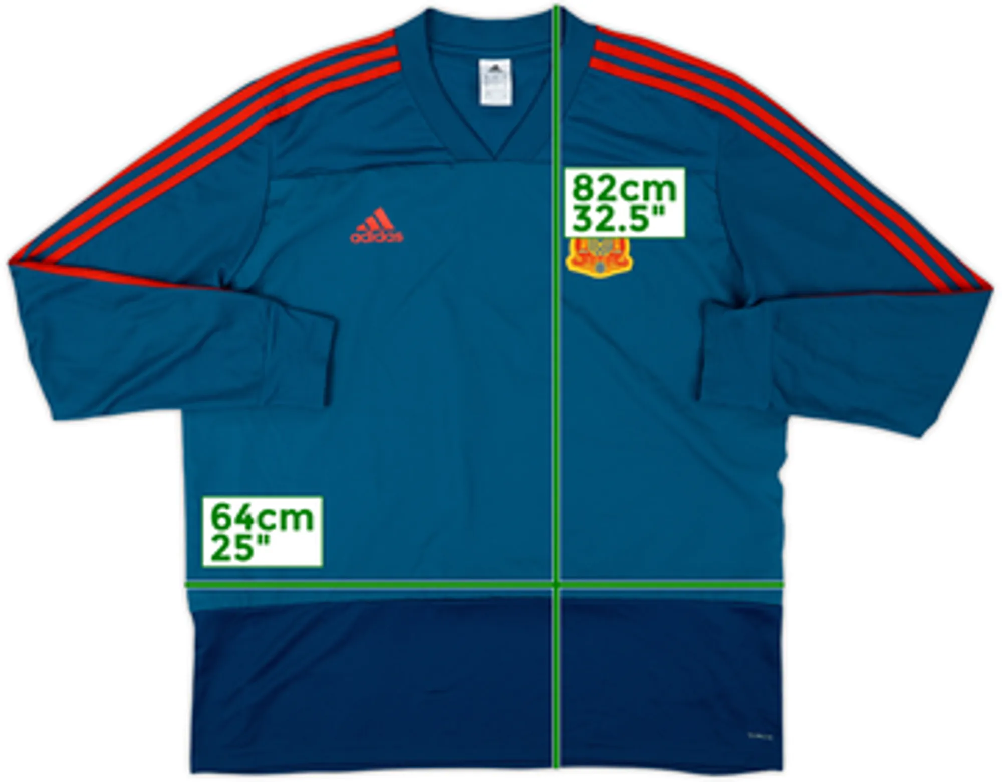 2017-18 Spain adidas Drill Top - 8/10 - (XS)