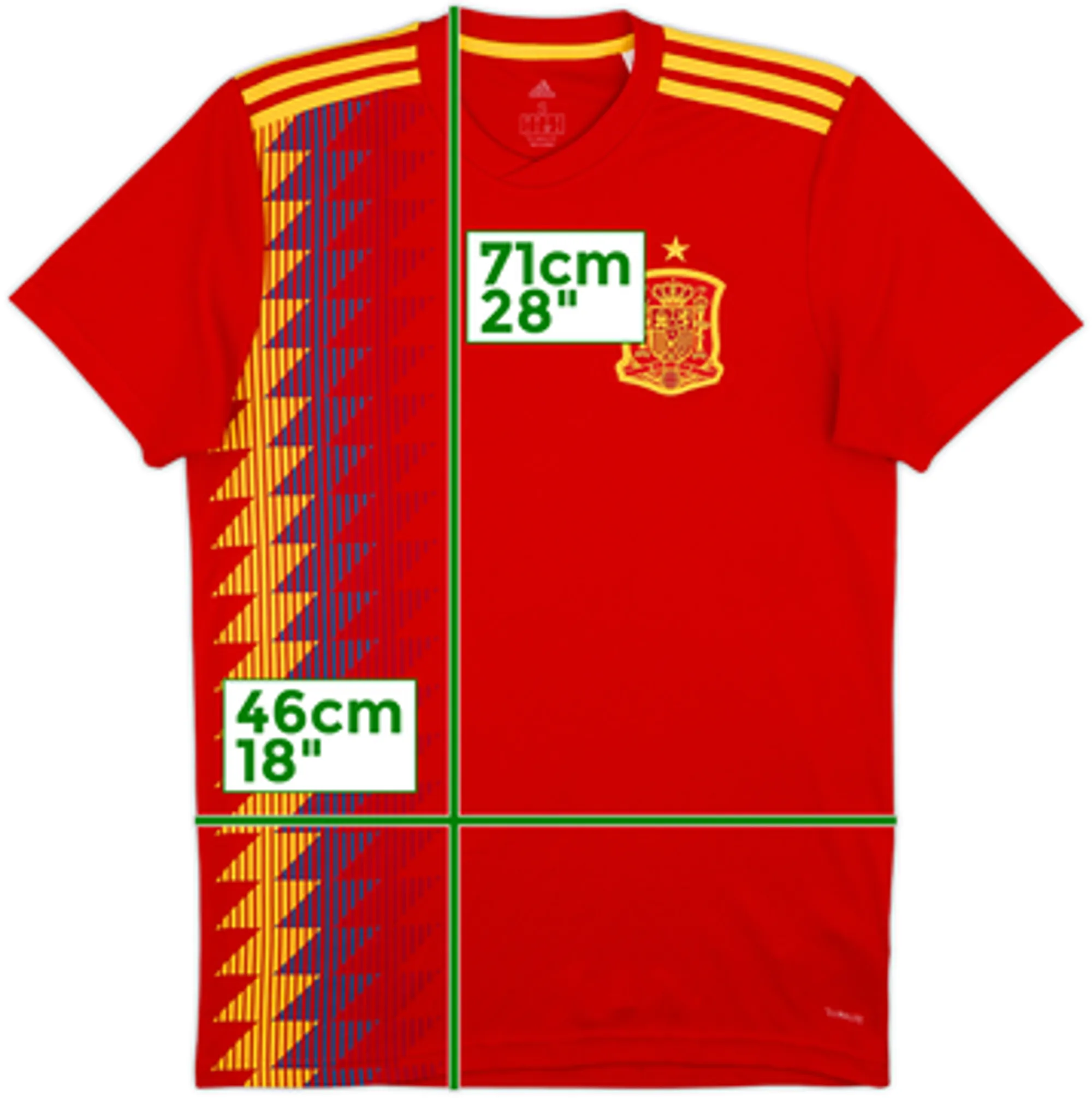 2018-19 Spain Home Shirt - 8/10 - (3XL)
