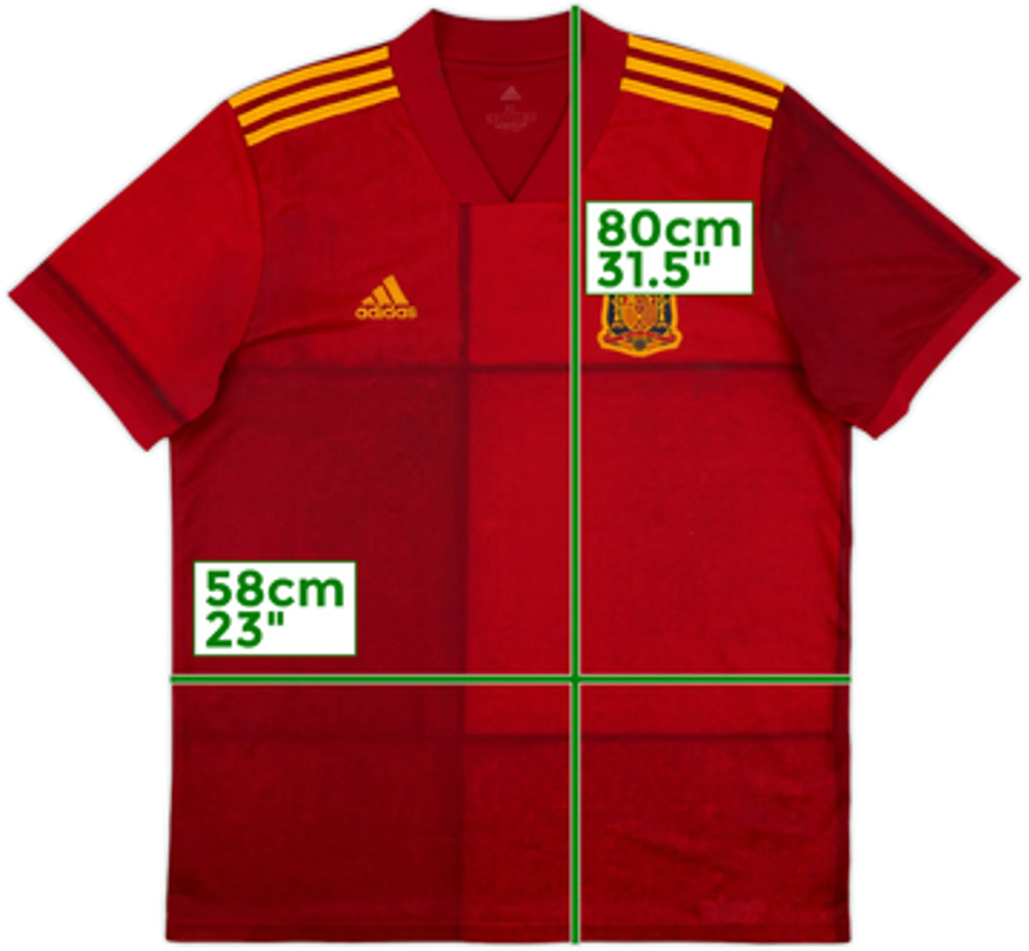 2020-21 Spain Home Shirt - 8/10 - (L)