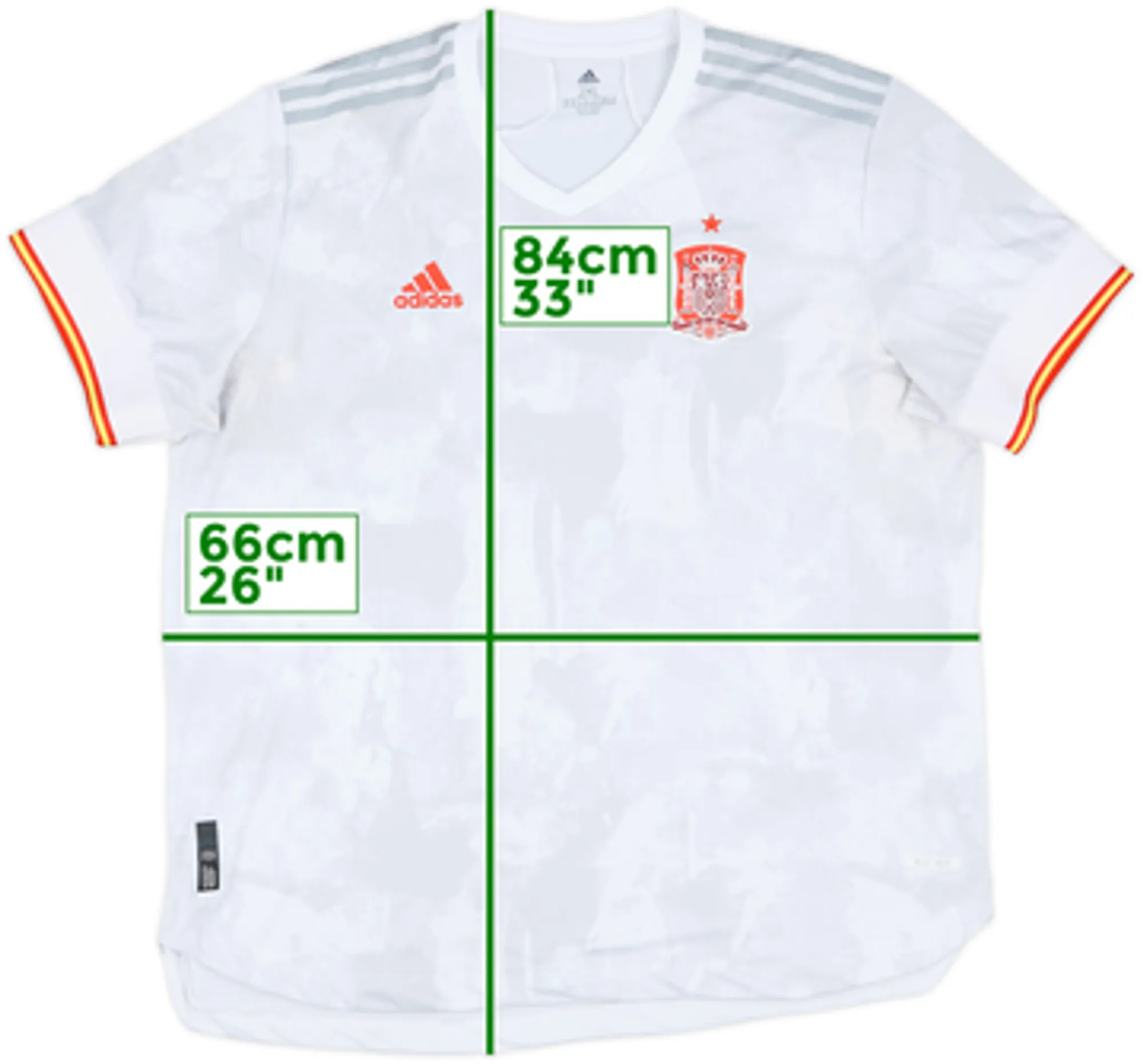 2020-21 Spain Authentic Away Shirt - 8/10 - (S)