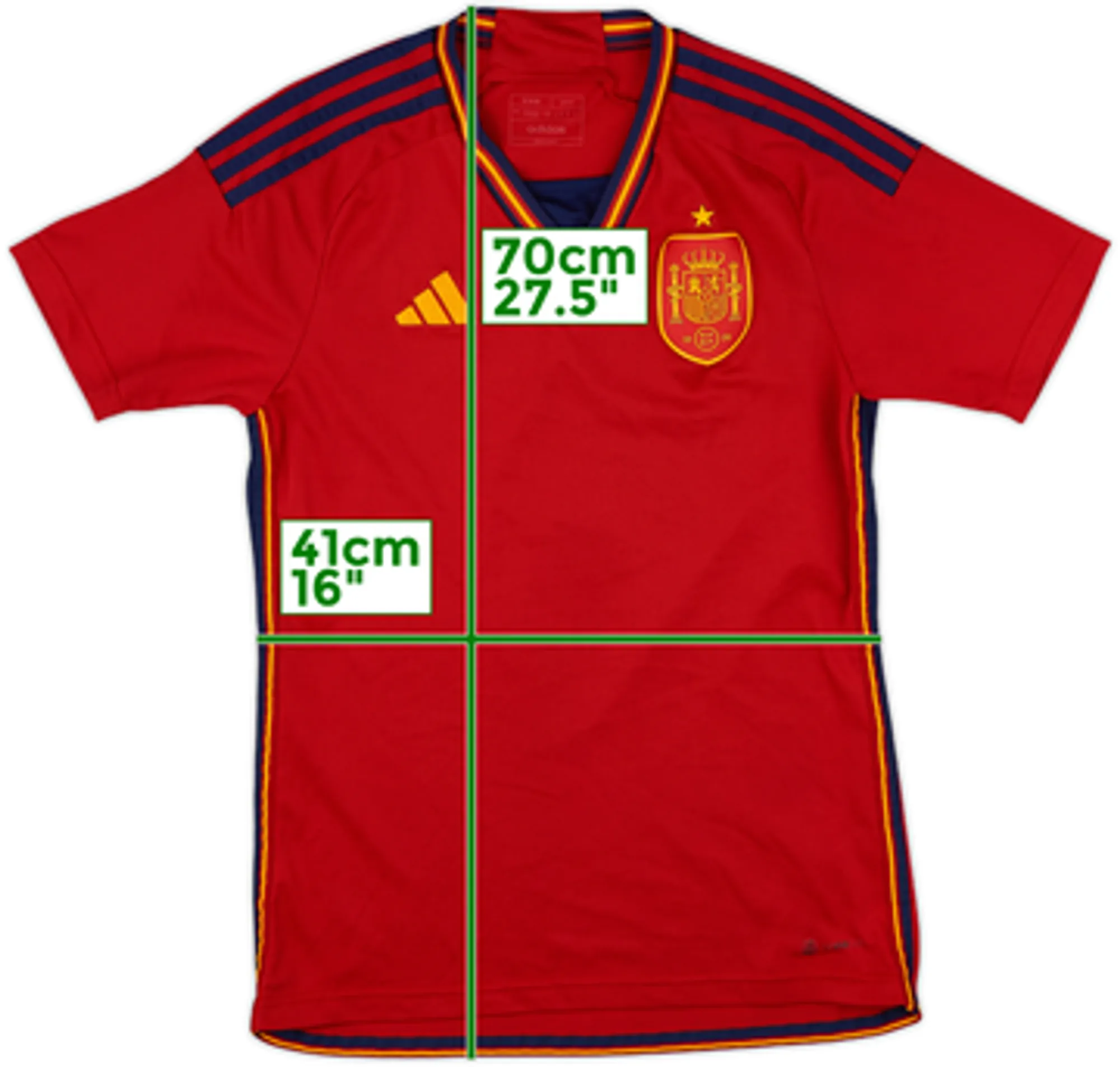 2022-23 Spain Home Shirt - 8/10 - (M)