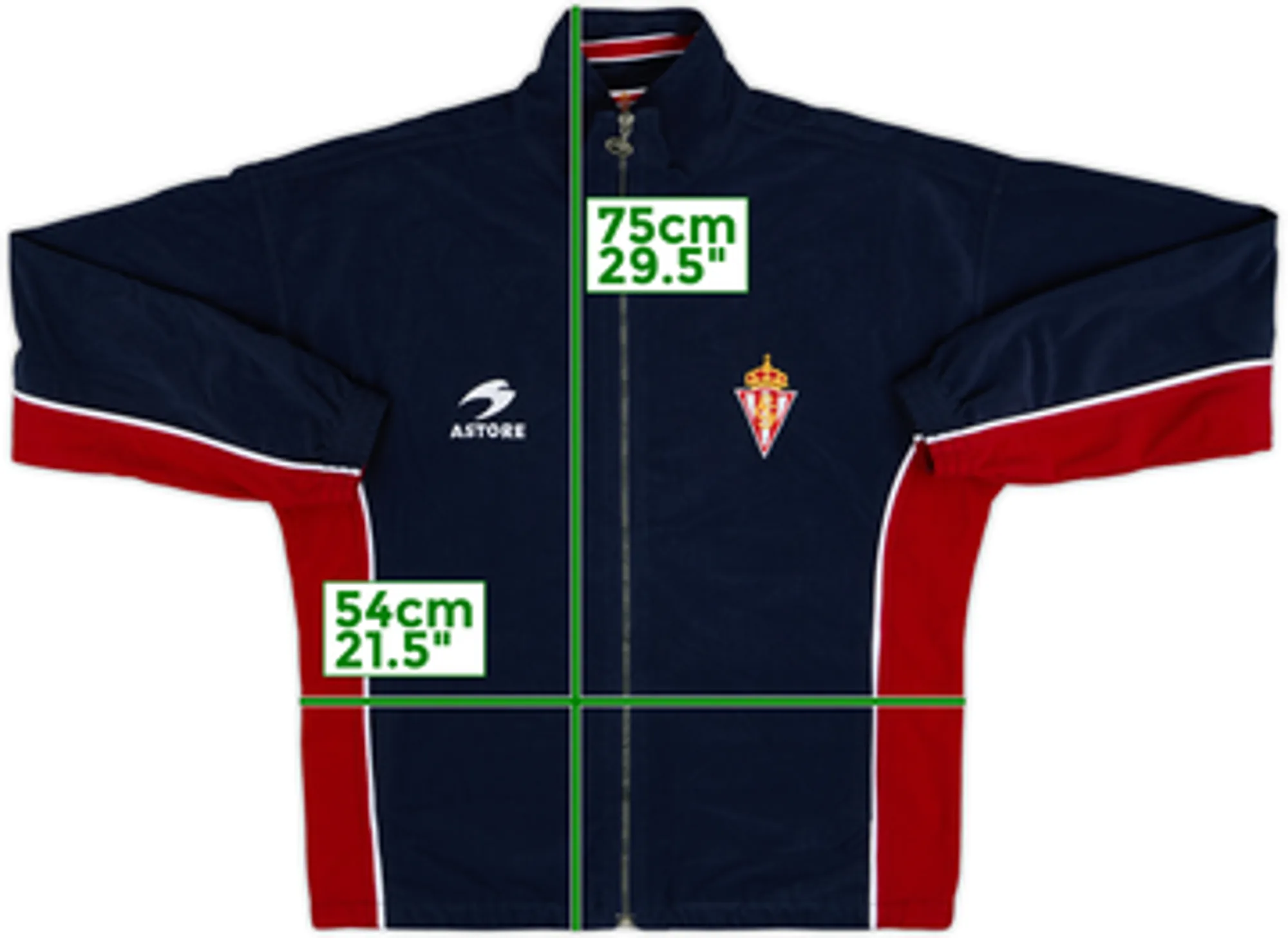 1999-01 Sporting Gijon Astore Track Jacket - 9/10 - (S)