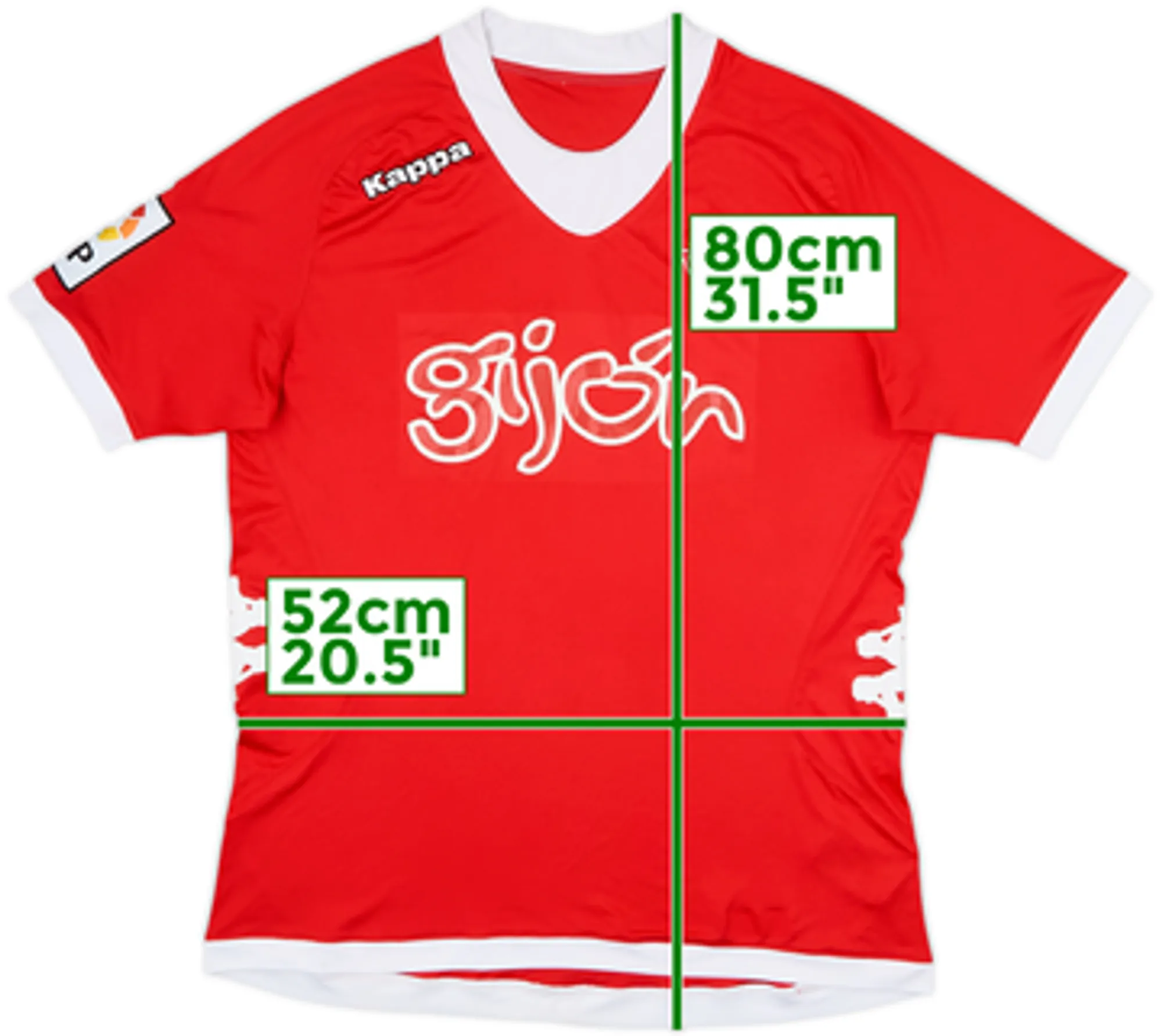 2012-13 Sporting Gijon Home Shirt - 8/10 - (XL)