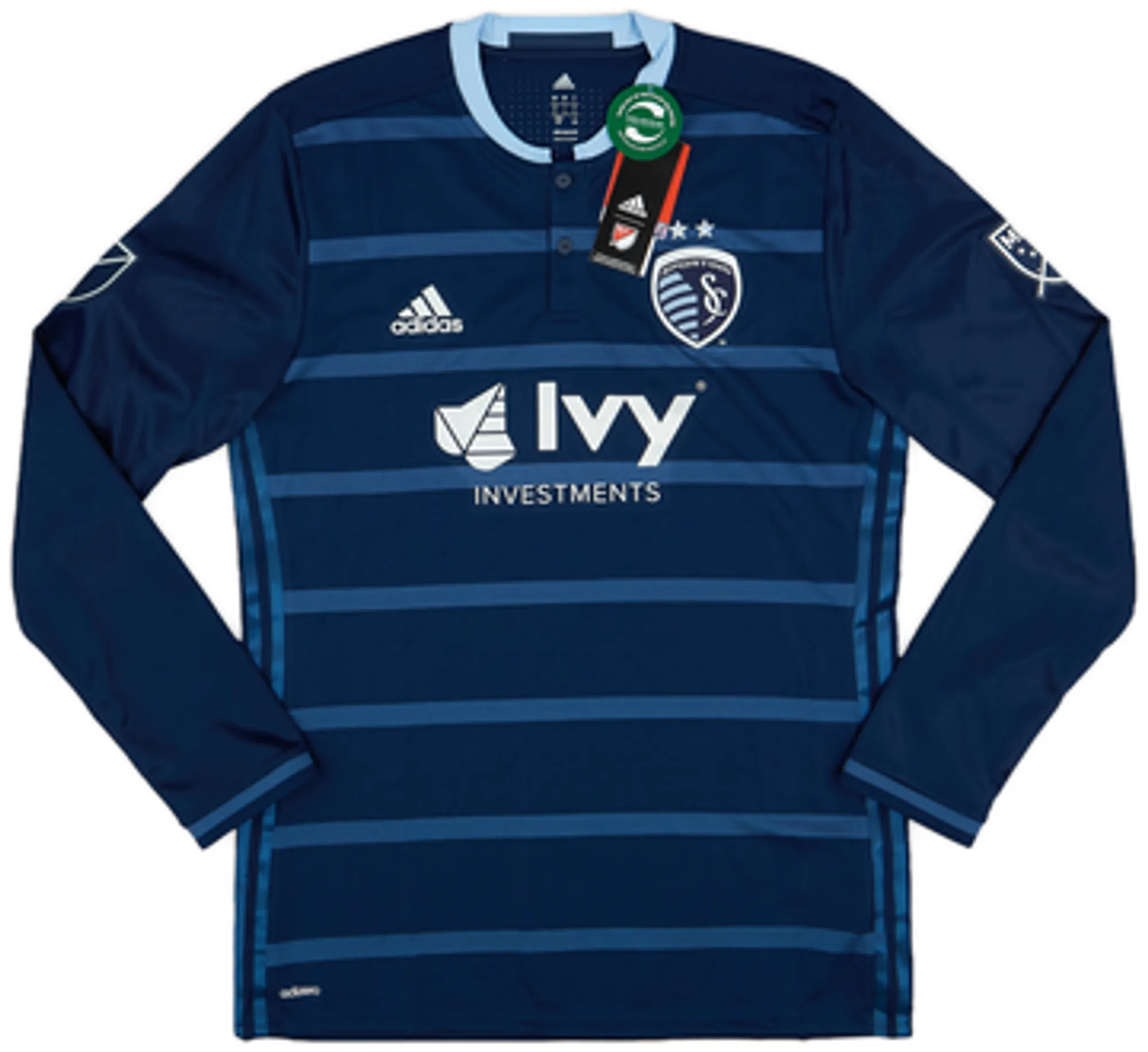 2017 Sporting Kansas City Authentic Away L/S Shirt (L)
