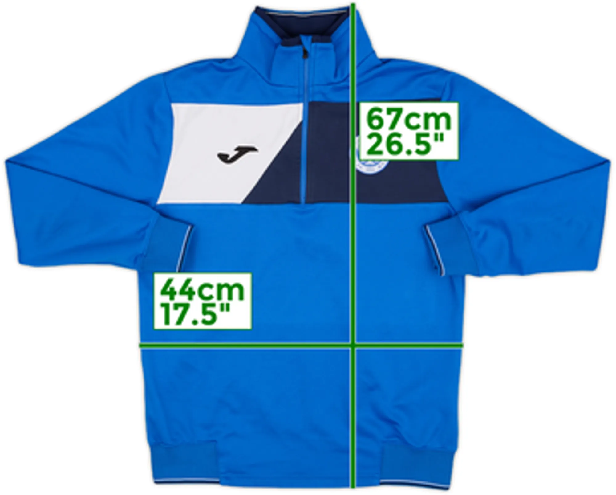 2016-17 St Johnstone Joma 1/2 Zip Drill Top - 8/10 - (L.Boys)