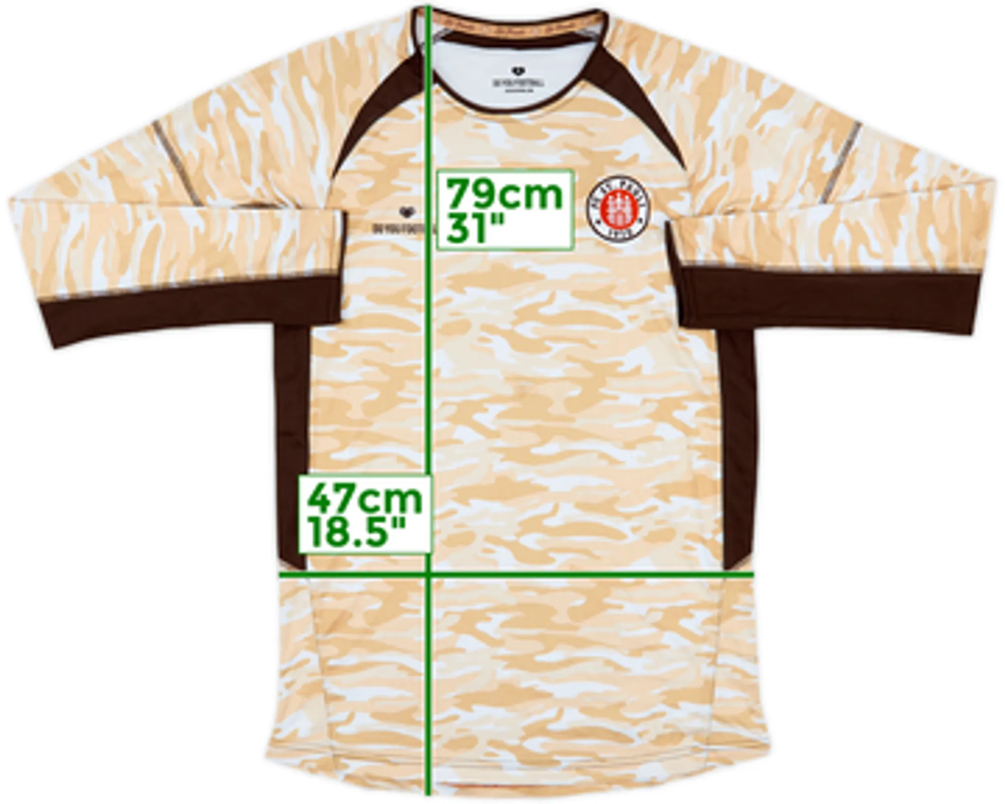 2005-06 St Pauli Home L/S Shirt - 8/10 - (M)
