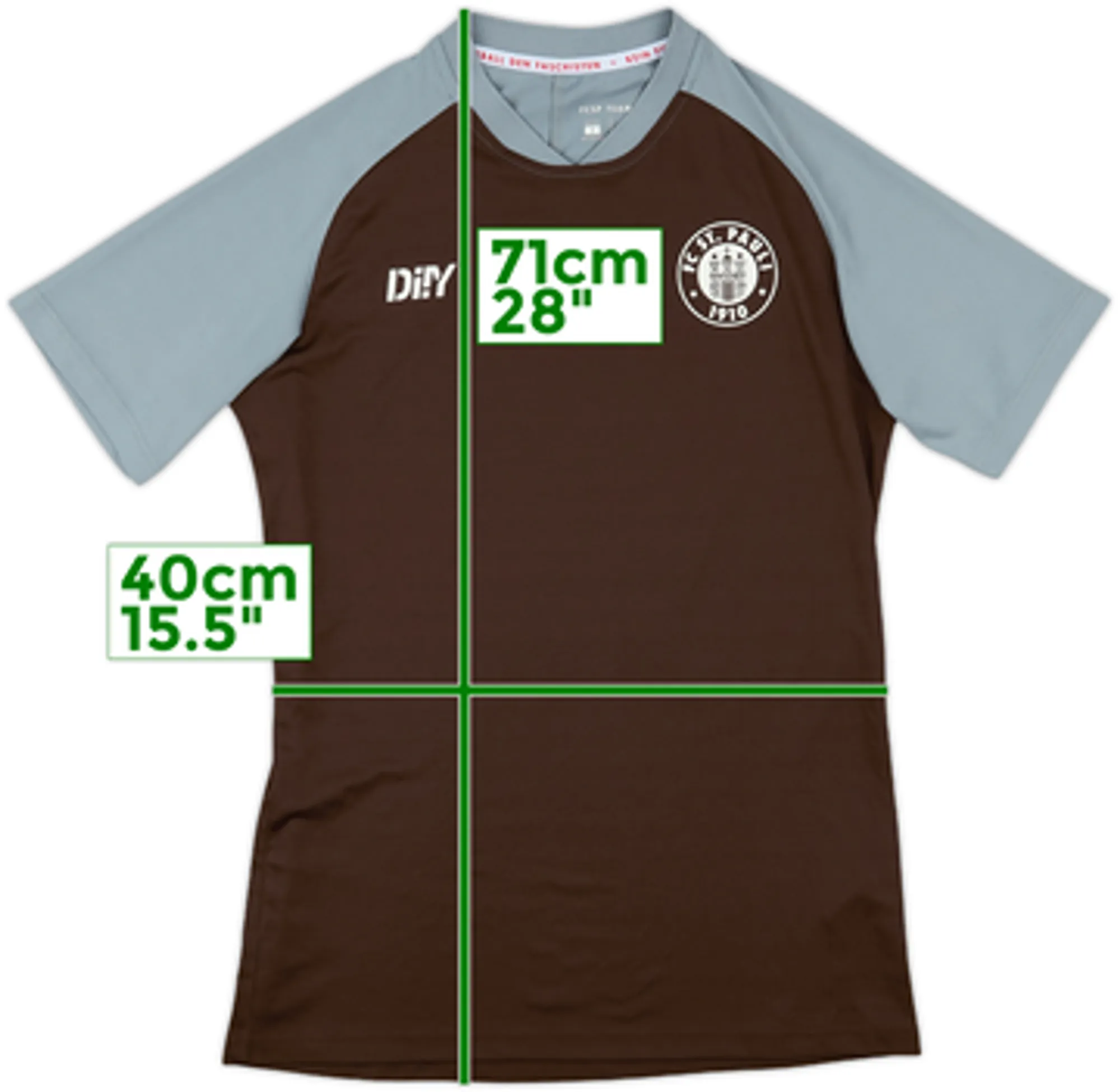 2022-23 St Pauli Di!y Training Shirt - 8/10 - (S)