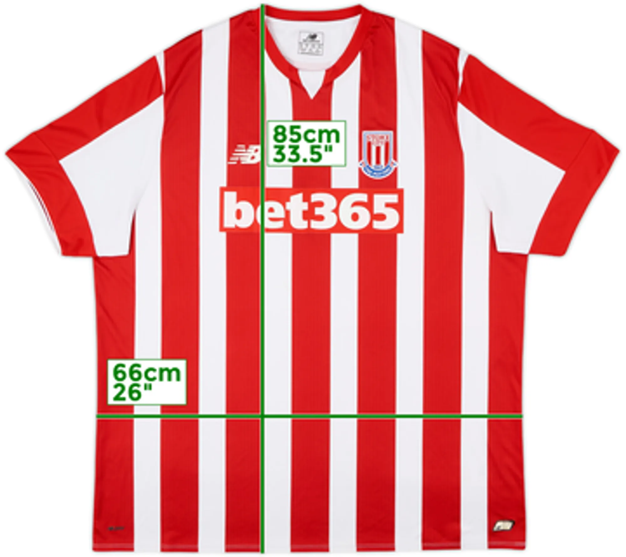 2015-16 Stoke City Home Shirt - 8/10 - (3XL)