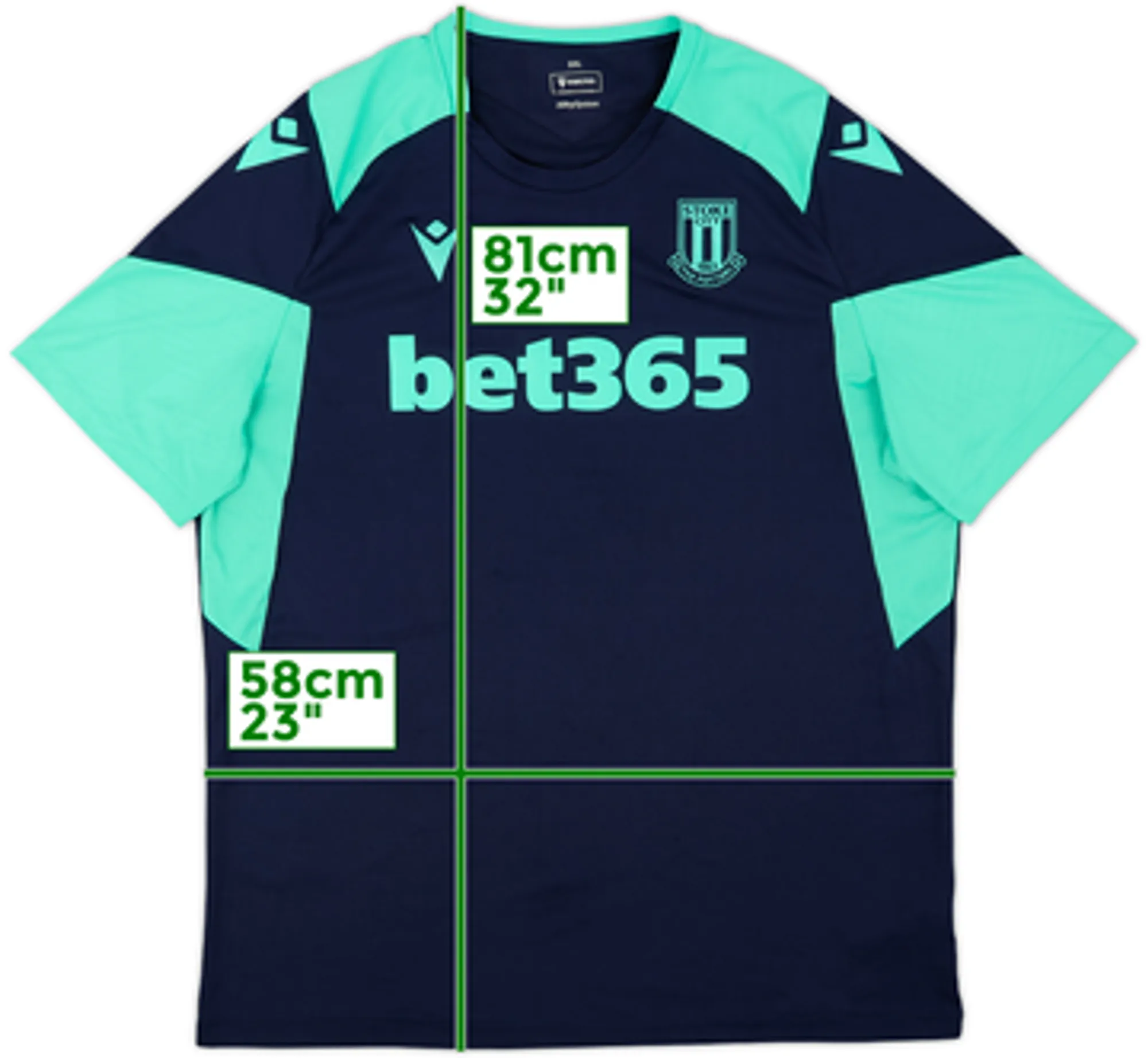 2019-20 Stoke City Macron Training Shirt - 8/10 - (3XL)