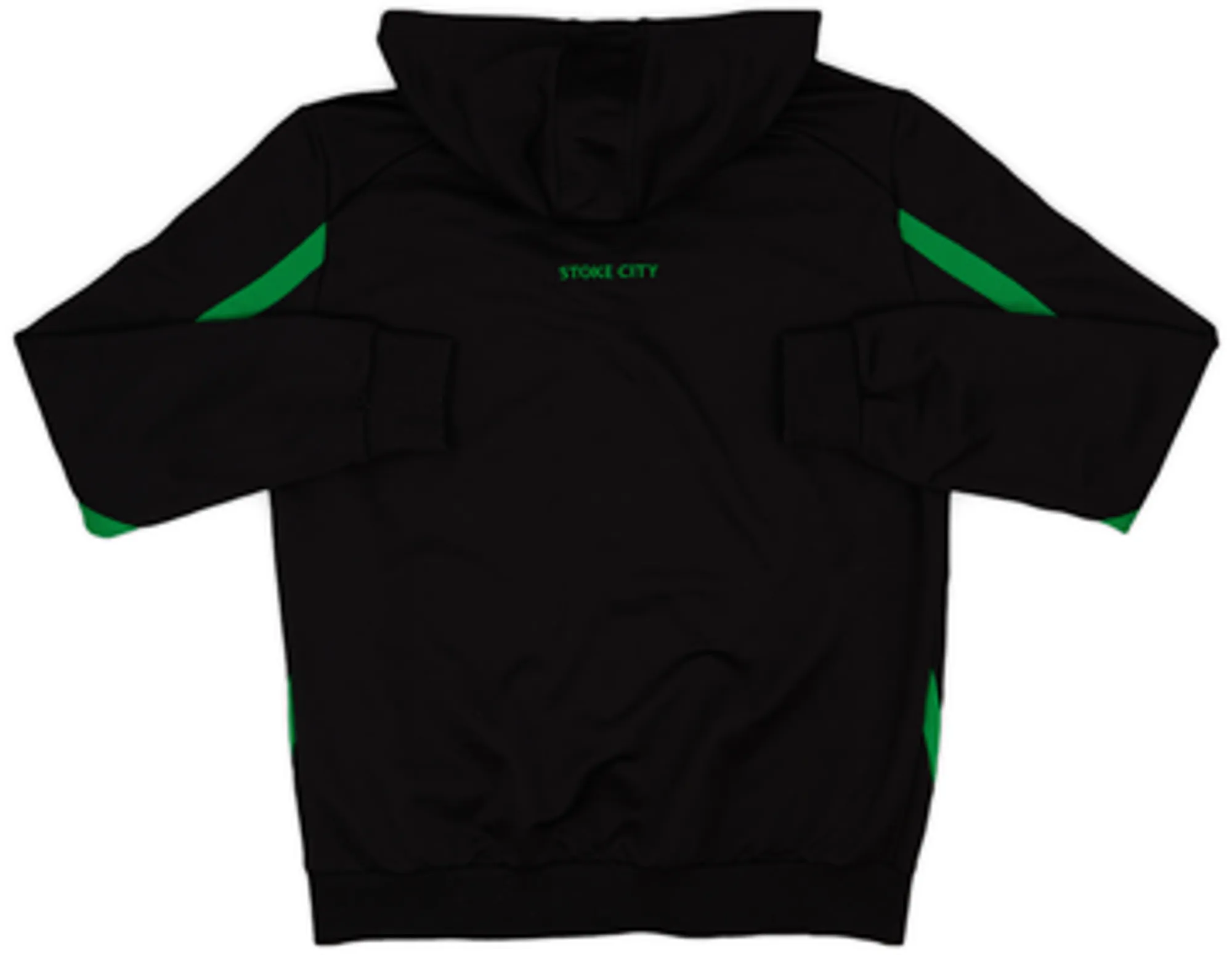 2021-22 Stoke City Macron Hooded Track Jacket - 8/10 - (L)