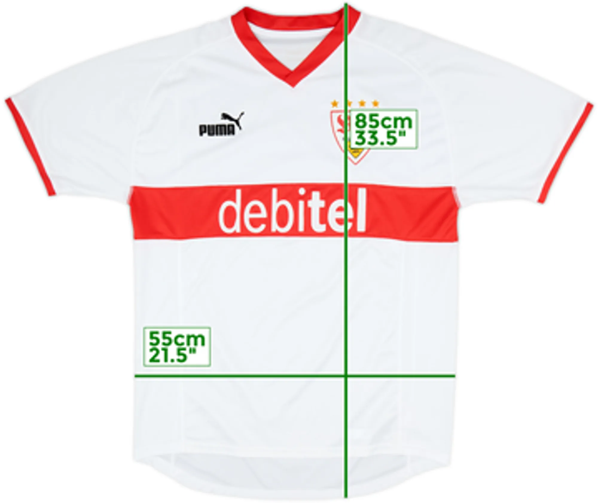 2003-04 Stuttgart Home Shirt - 8/10 - (XXL)