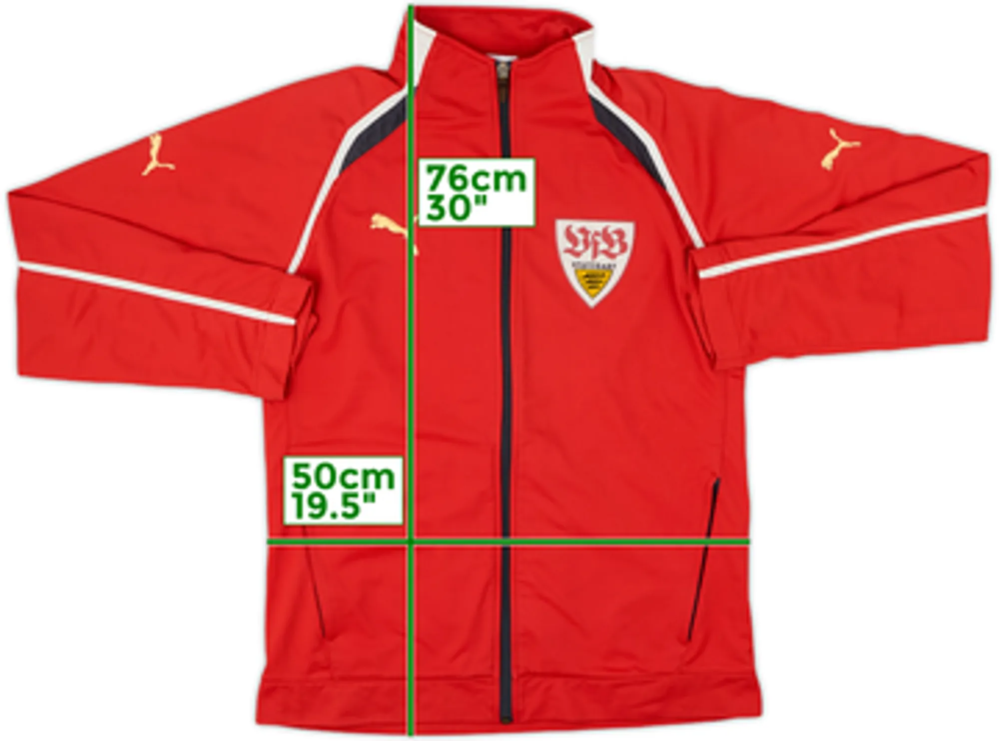 2004-05 Stuttgart Puma Track Jacket - 8/10 - (S)