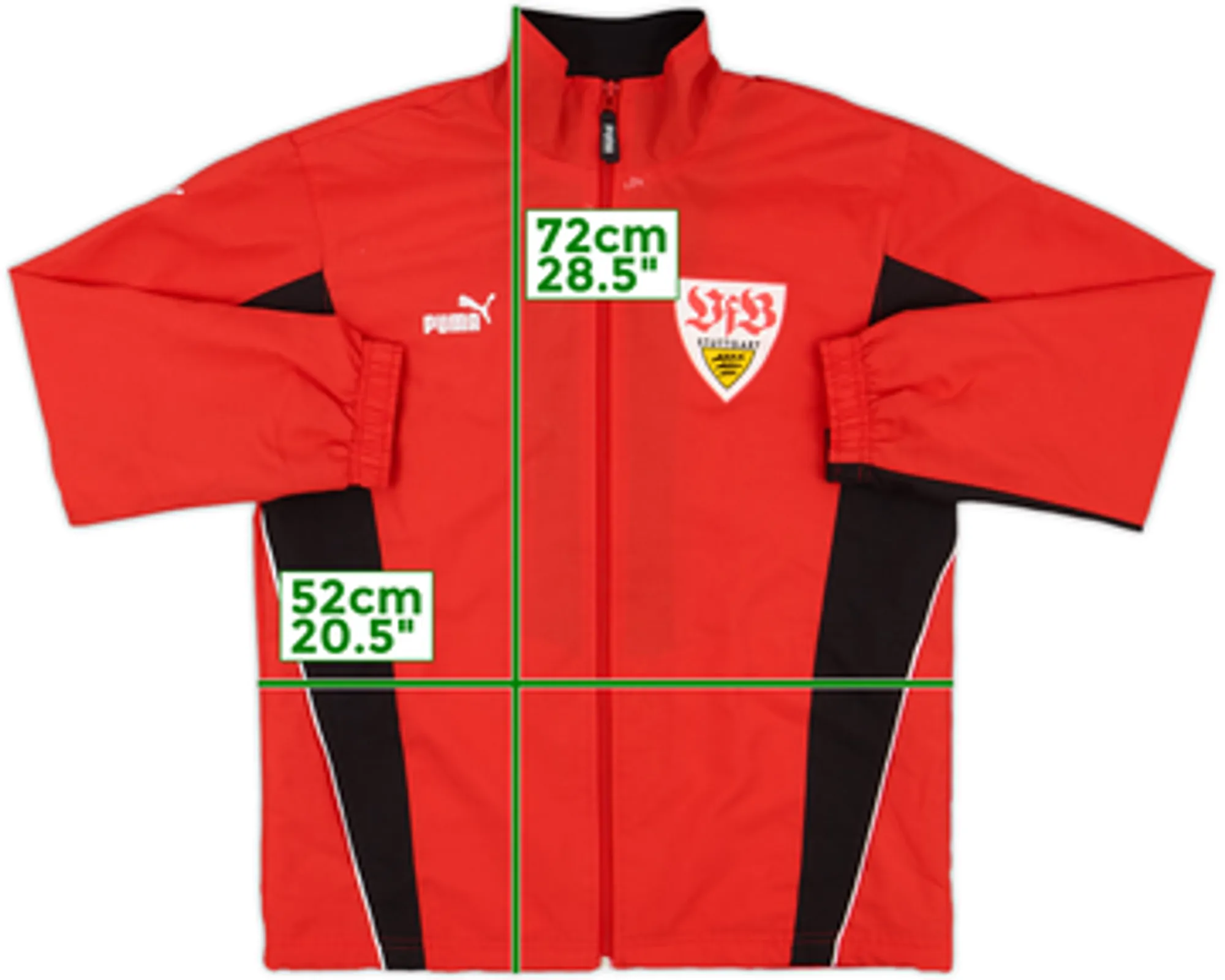 2005-06 Stuttgart Puma Track Jacket - 6/10 - (XL.Boys)