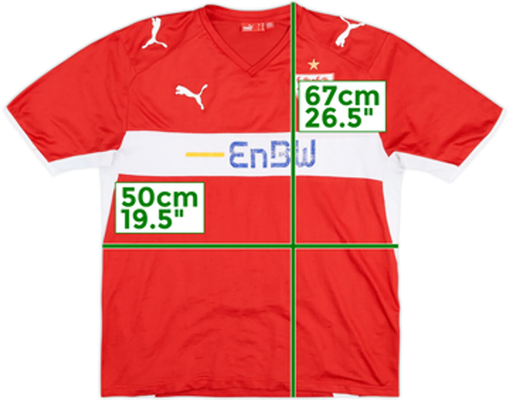 2008-10 Stuttgart Away Shirt - 5/10 - (3XL)