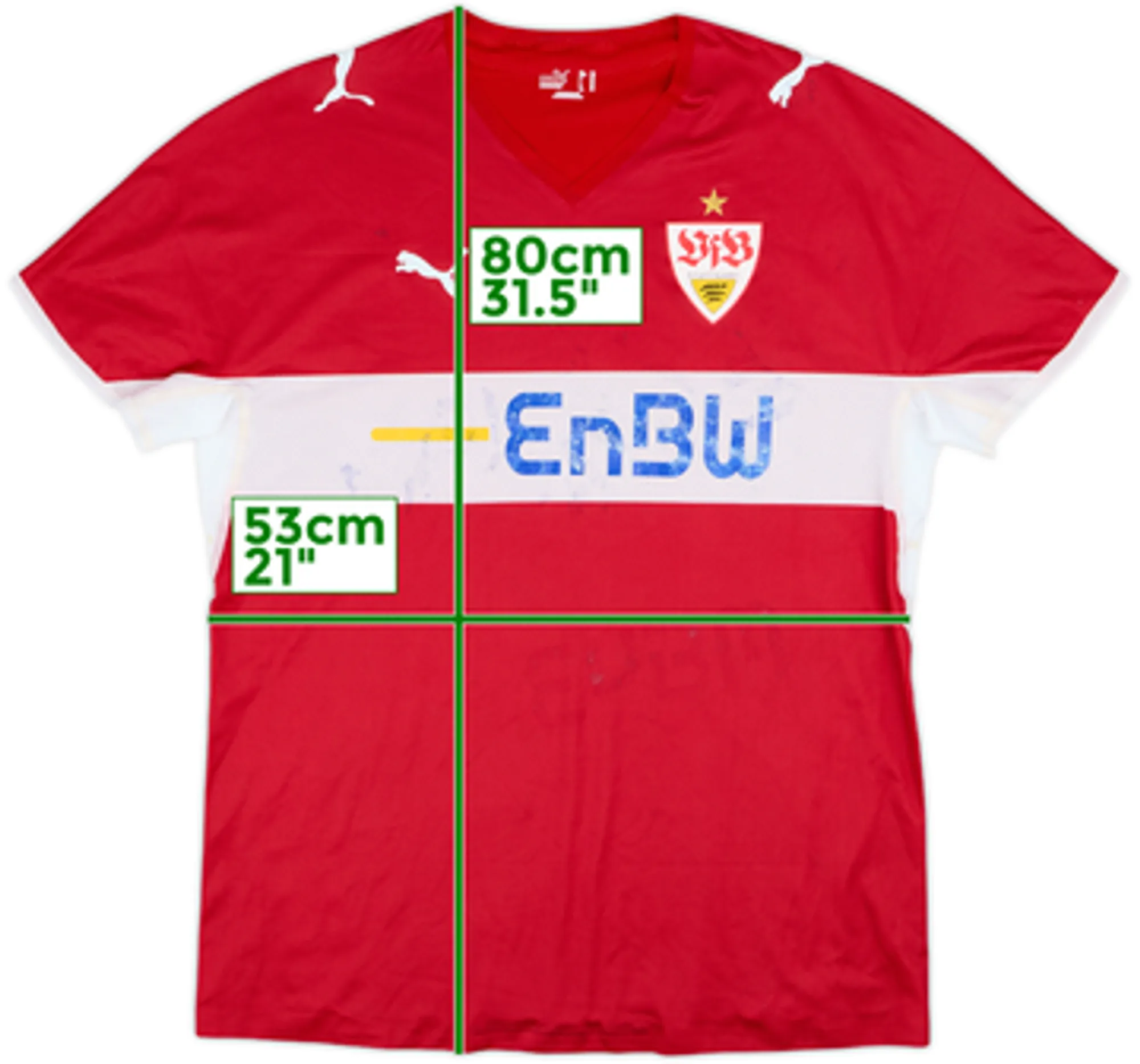 2008-10 Stuttgart Player Issue Away Shirt - 4/10 - (XL)