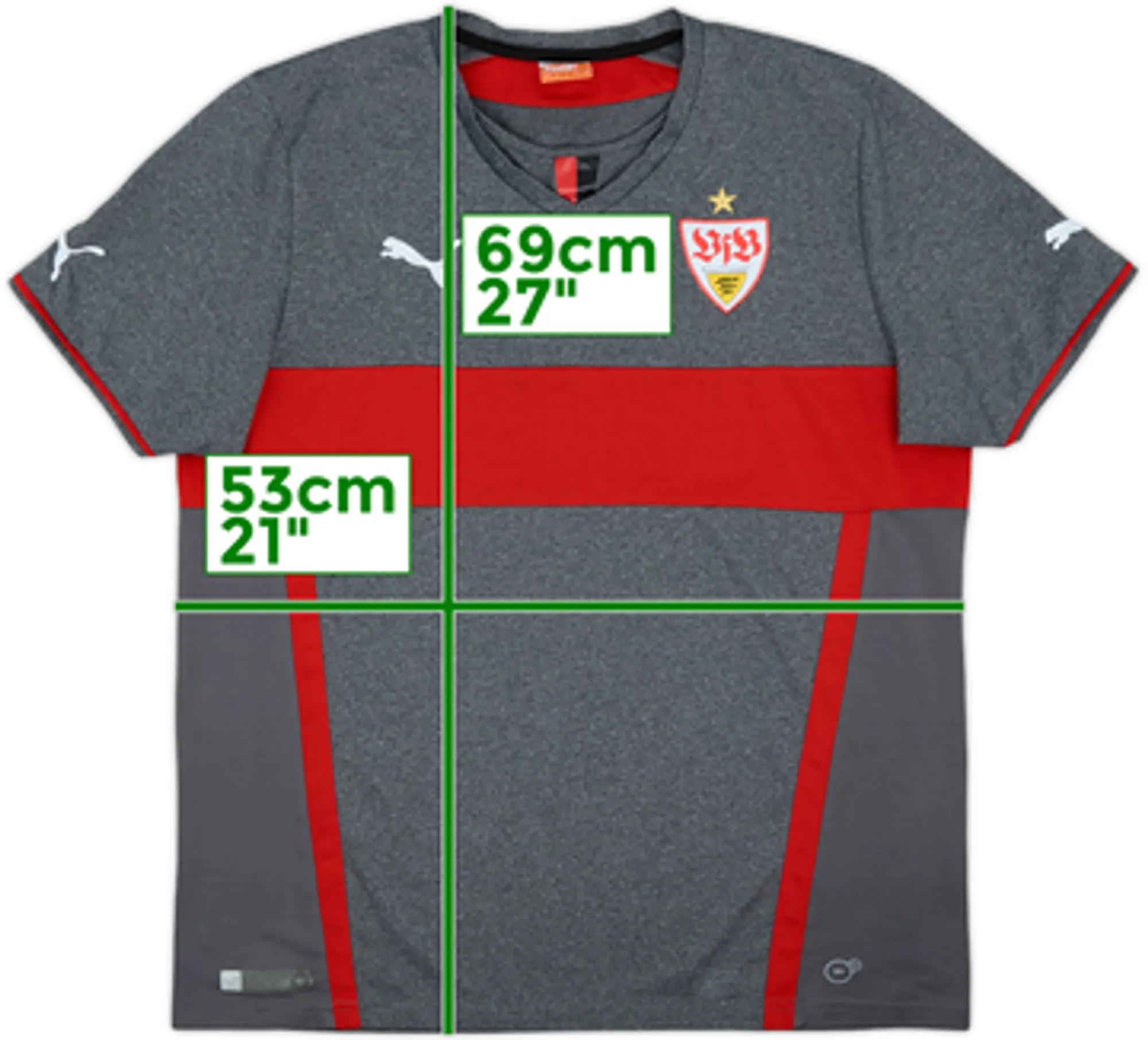 2012-13 Stuttgart Puma Training Shirt - 8/10 - (L)