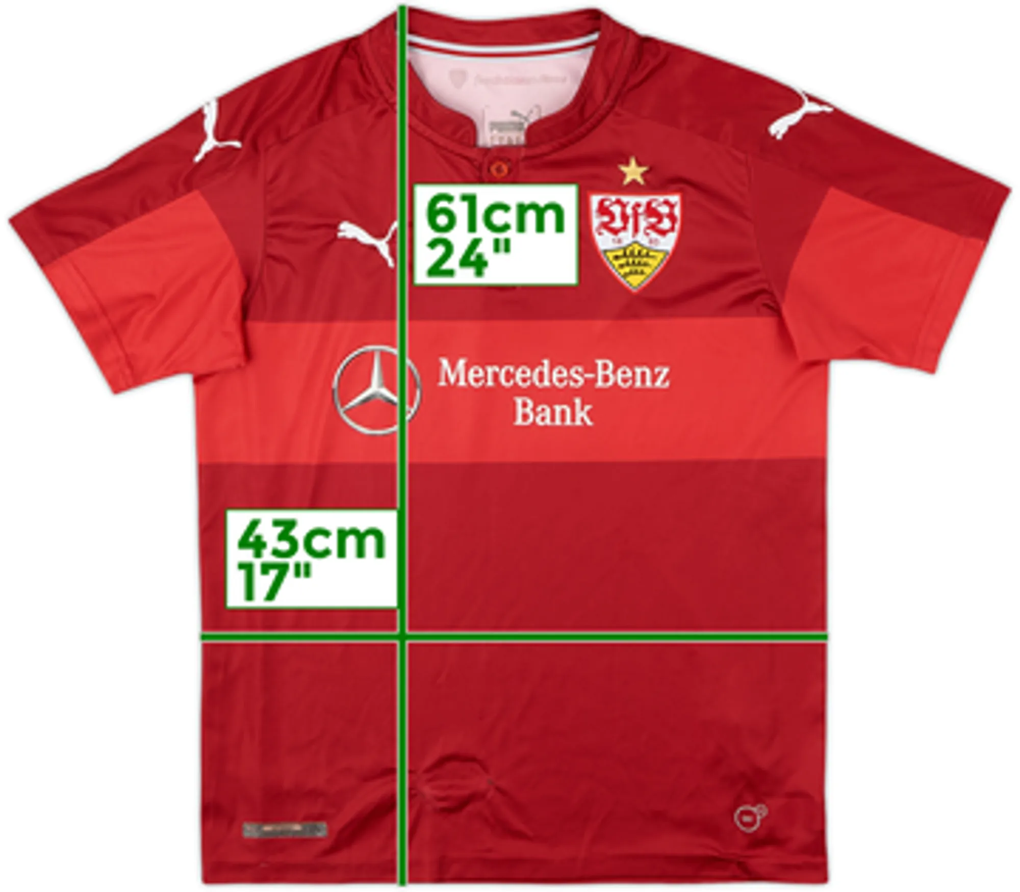 2016-17 Stuttgart Away Shirt - 4/10 - (M.Boys)