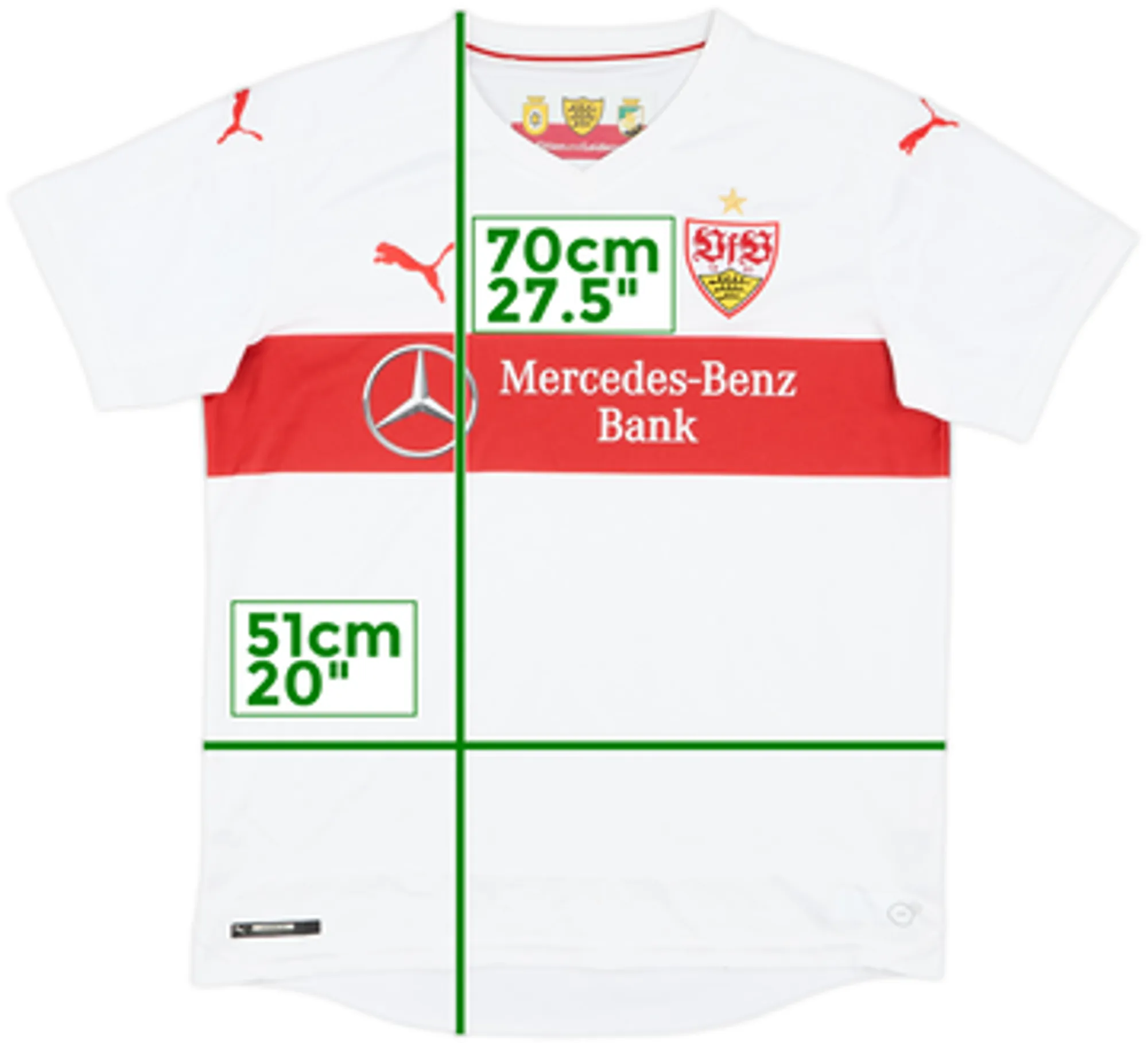 2018-19 Stuttgart Home Shirt - 9/10 - (L)