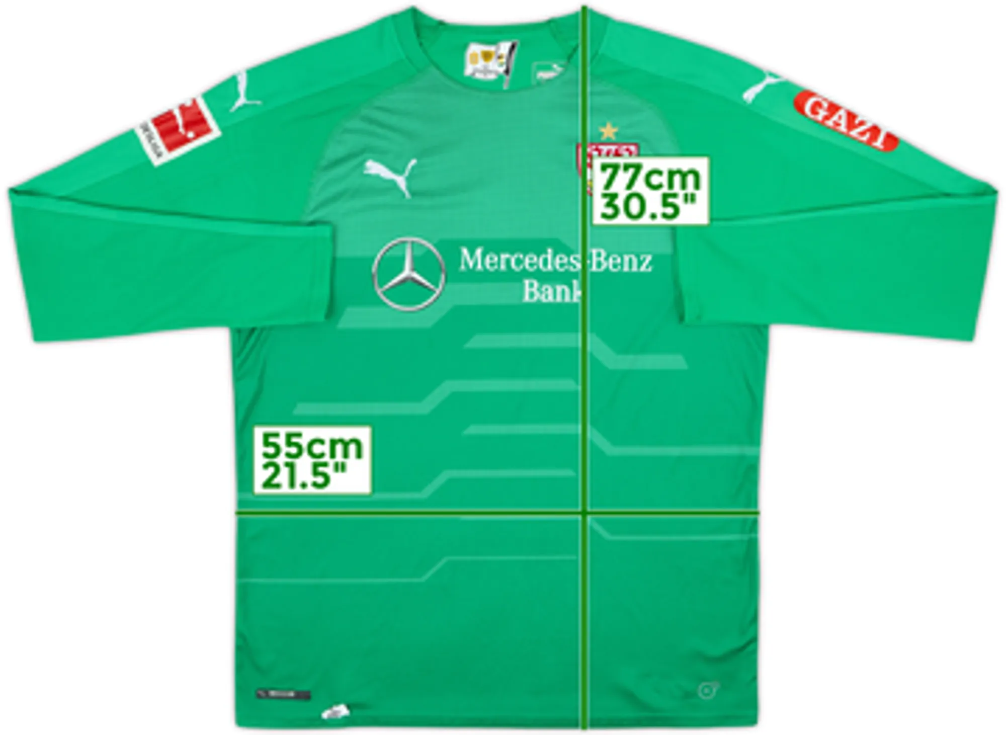2018-19 Stuttgart GK Shirt - 8/10 - (XL)