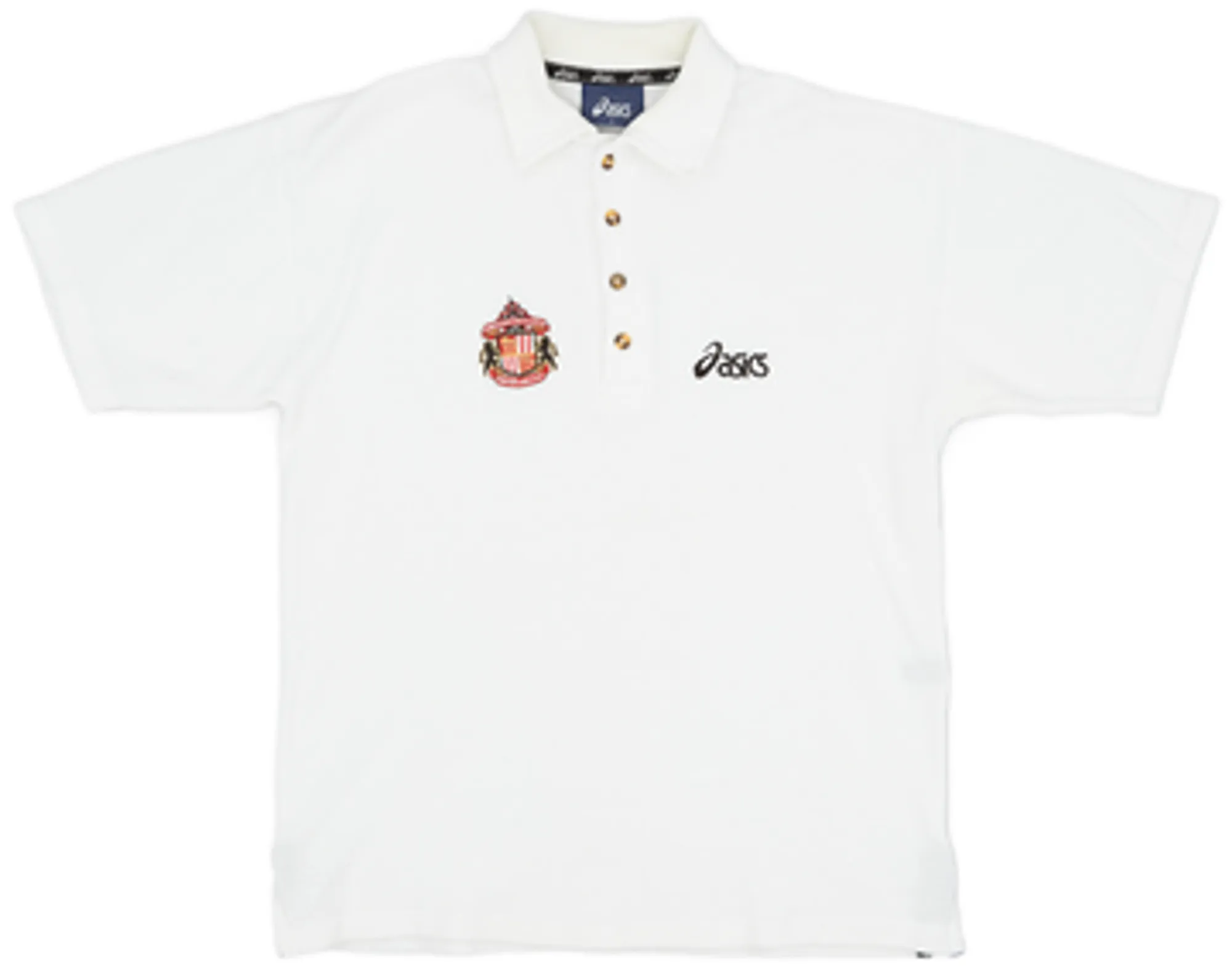 1999-00 Sunderland Asics Polo Shirt - 9/10 - (L)