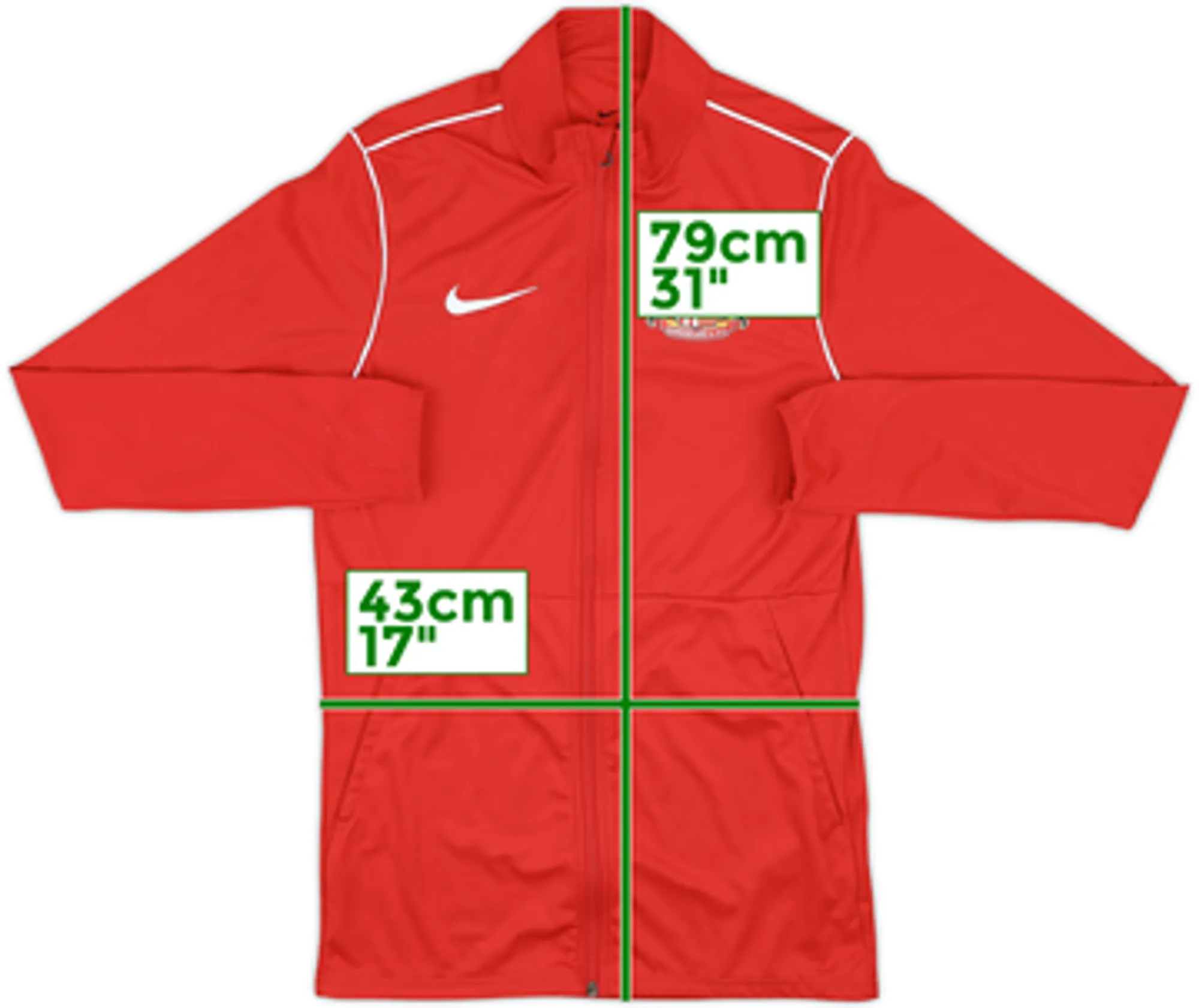 2020-21 Sunderland Nike Track Jacket - 8/10 - (S)