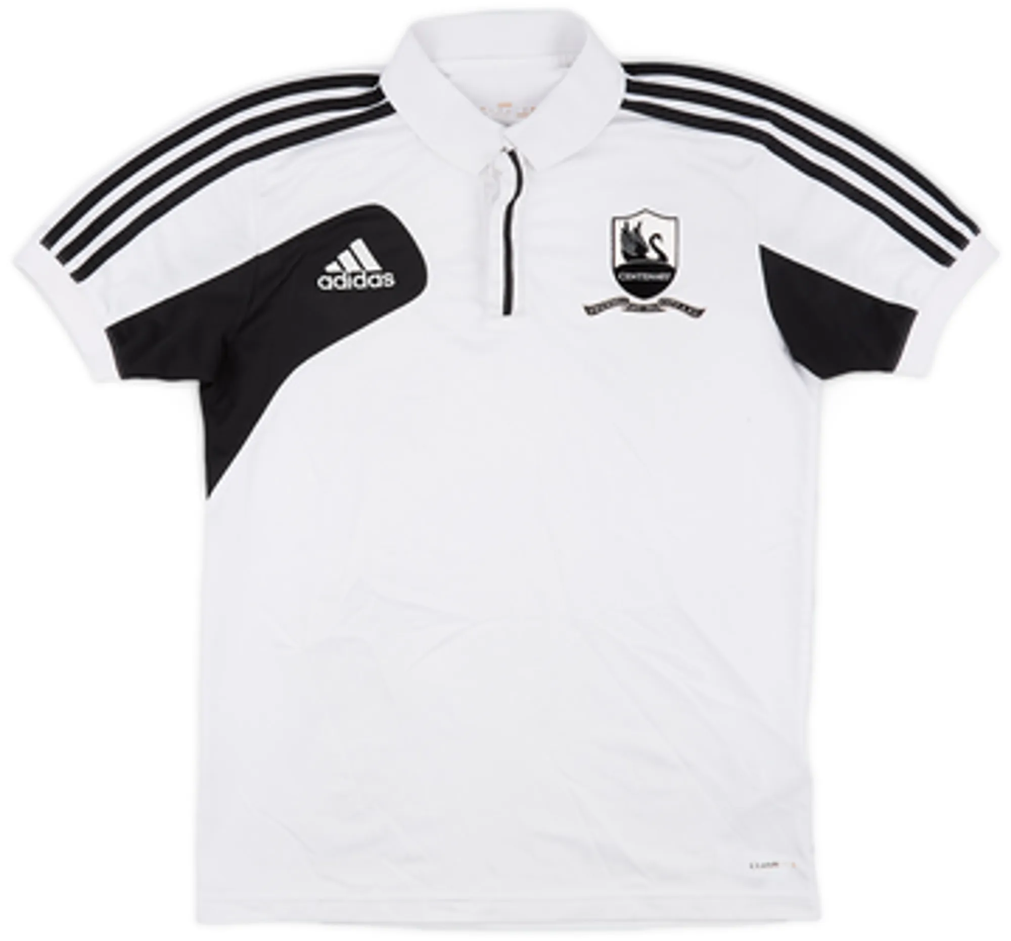 2012-13 Swansea Centenary adidas Polo Shirt - 8/10 - (S)