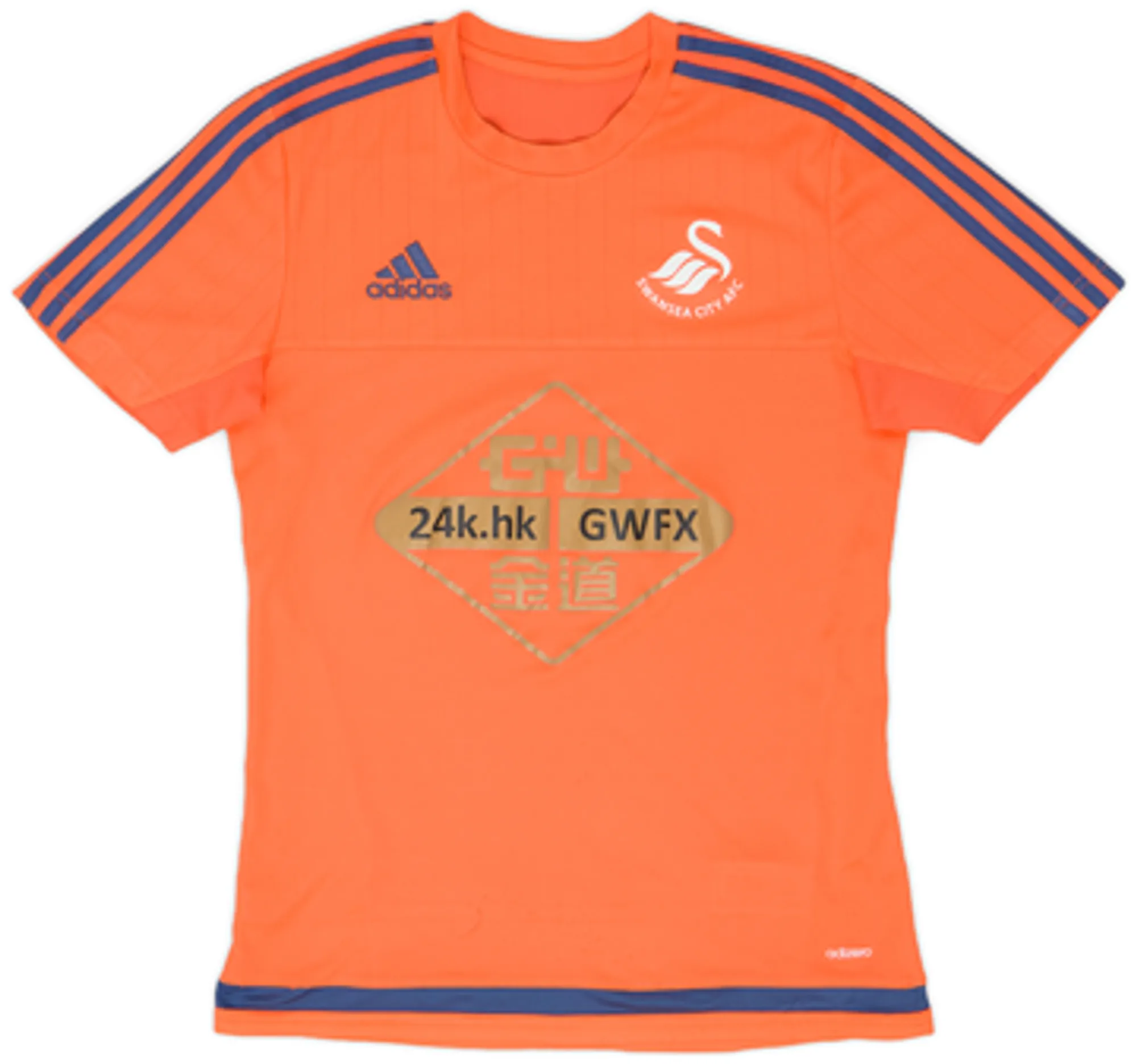2015-16 Swansea adidas Training Shirt - 6/10 - (S)