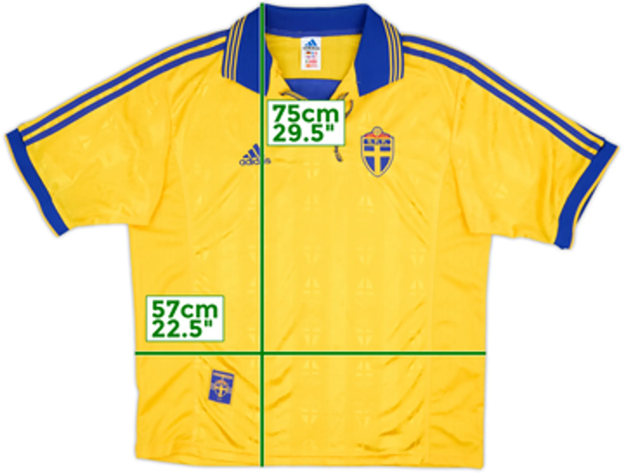 1998-99 Sweden Home Shirt - 9/10 - (L)