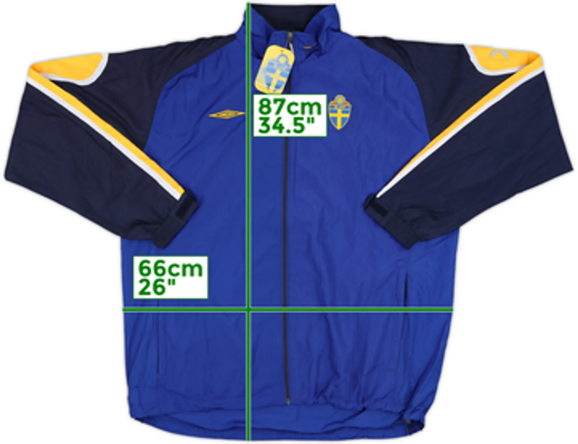 2004-06 Sweden Umbro Track Jacket (XL)