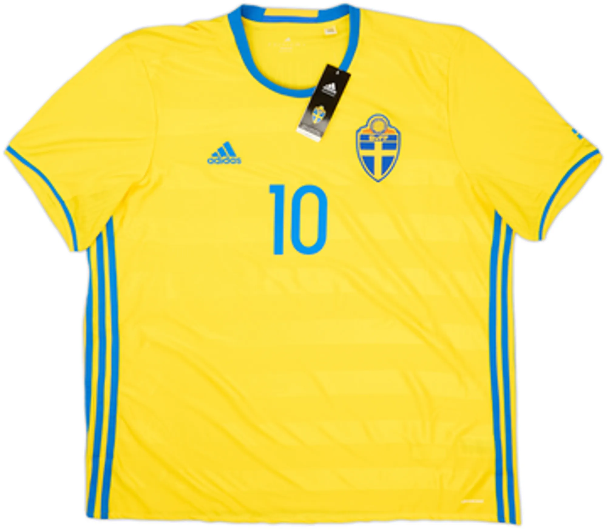 2016-17 Sweden Home Shirt Ibrahimovic #10 (XXL)