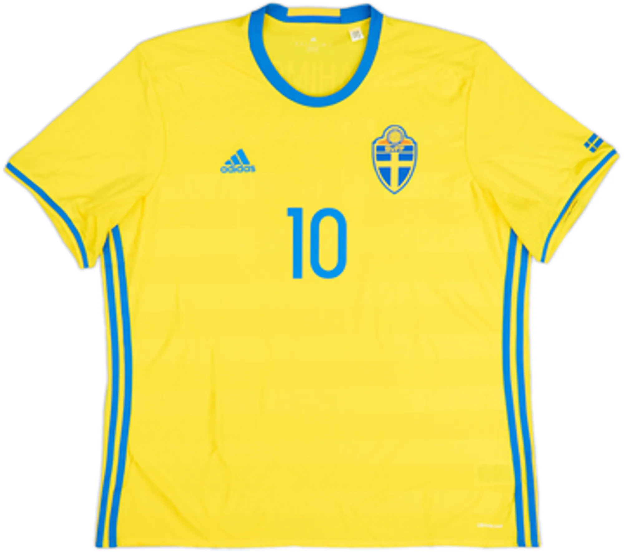 2016-17 Sweden Home Shirt Ibrahimovic #10 - 8/10 - (XXL)