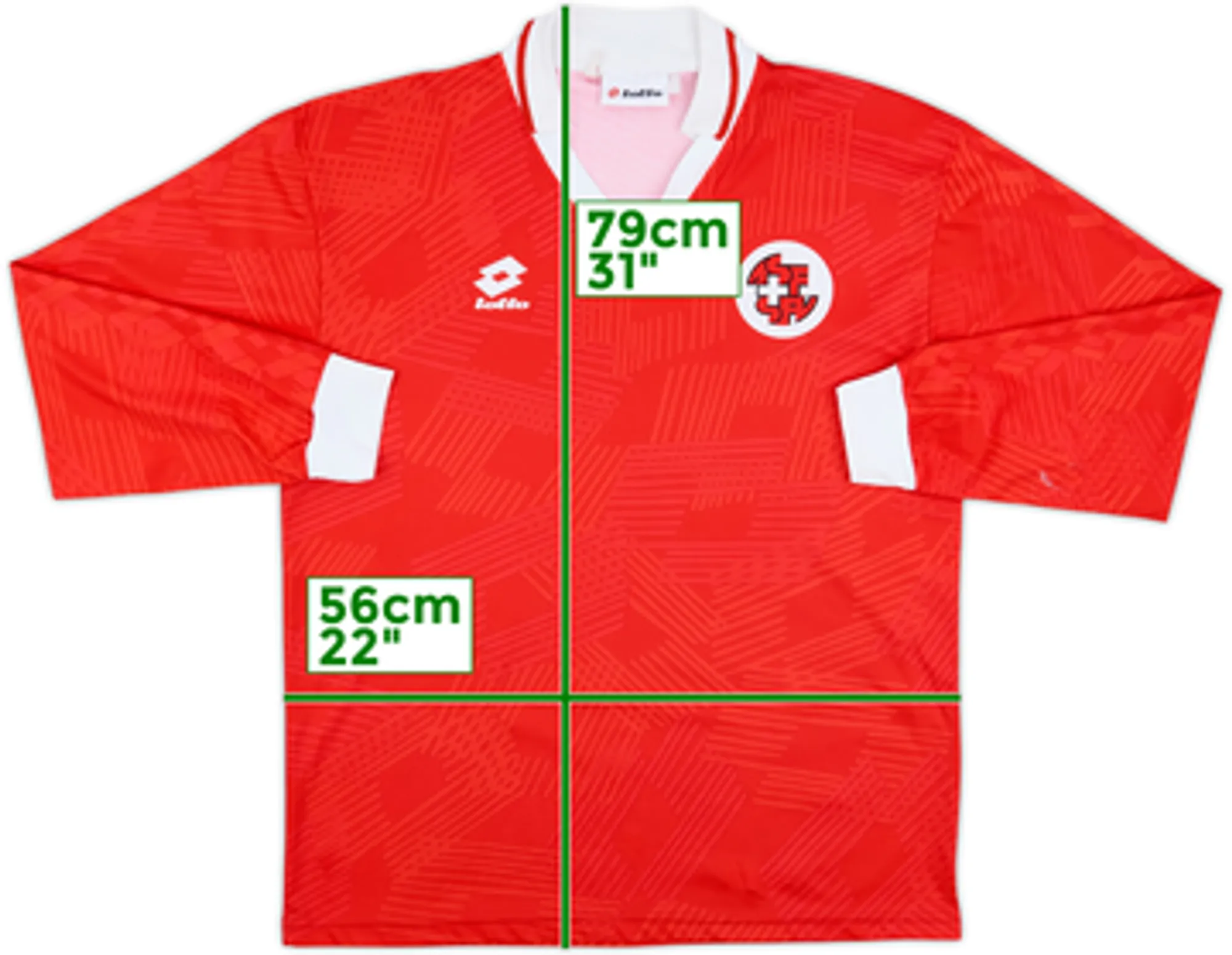 1992-93 Switzerland Home L/S Shirt - 9/10 - (L)