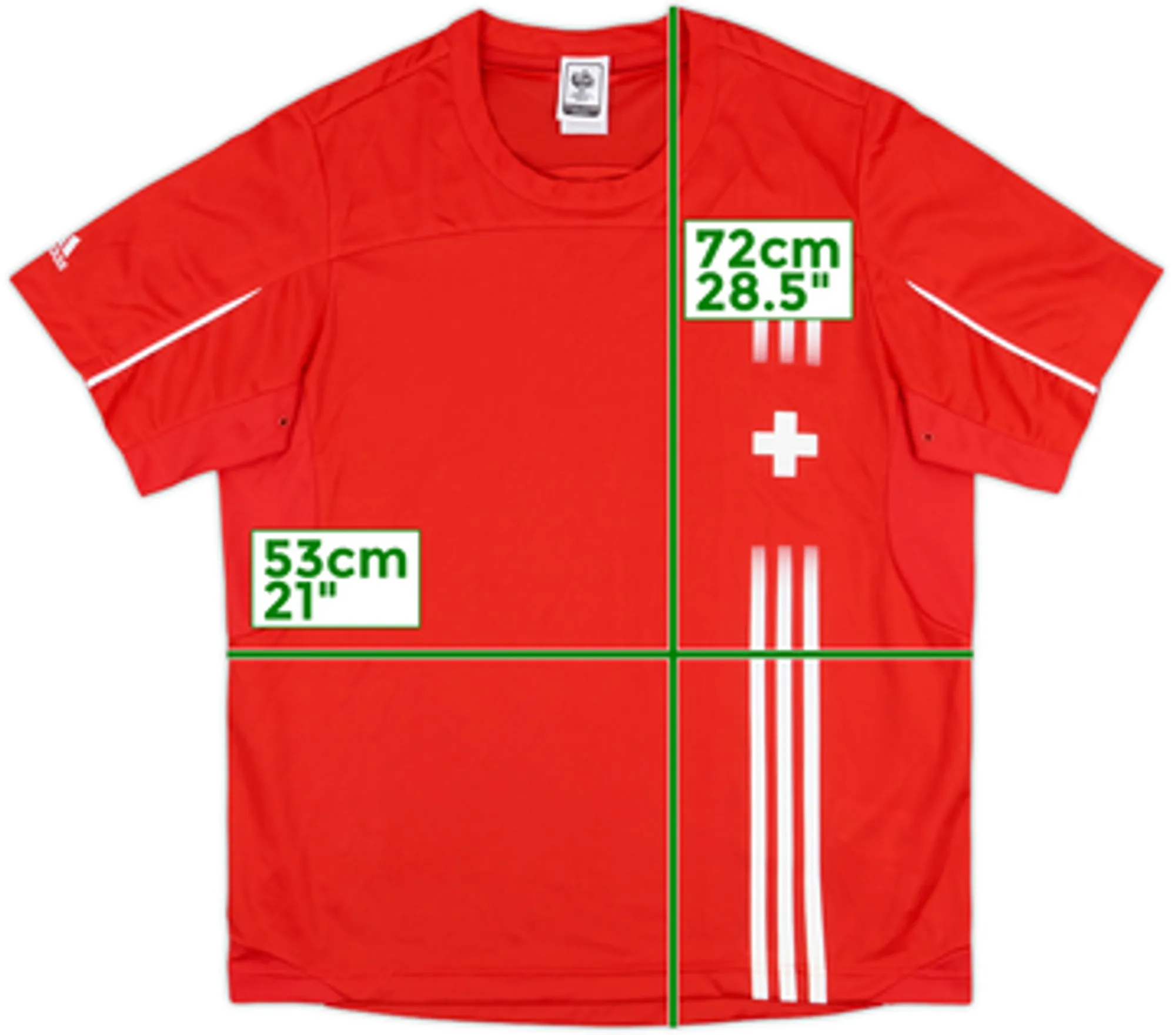 2006 Switzerland adidas Fan Tee - 9/10 - (M)