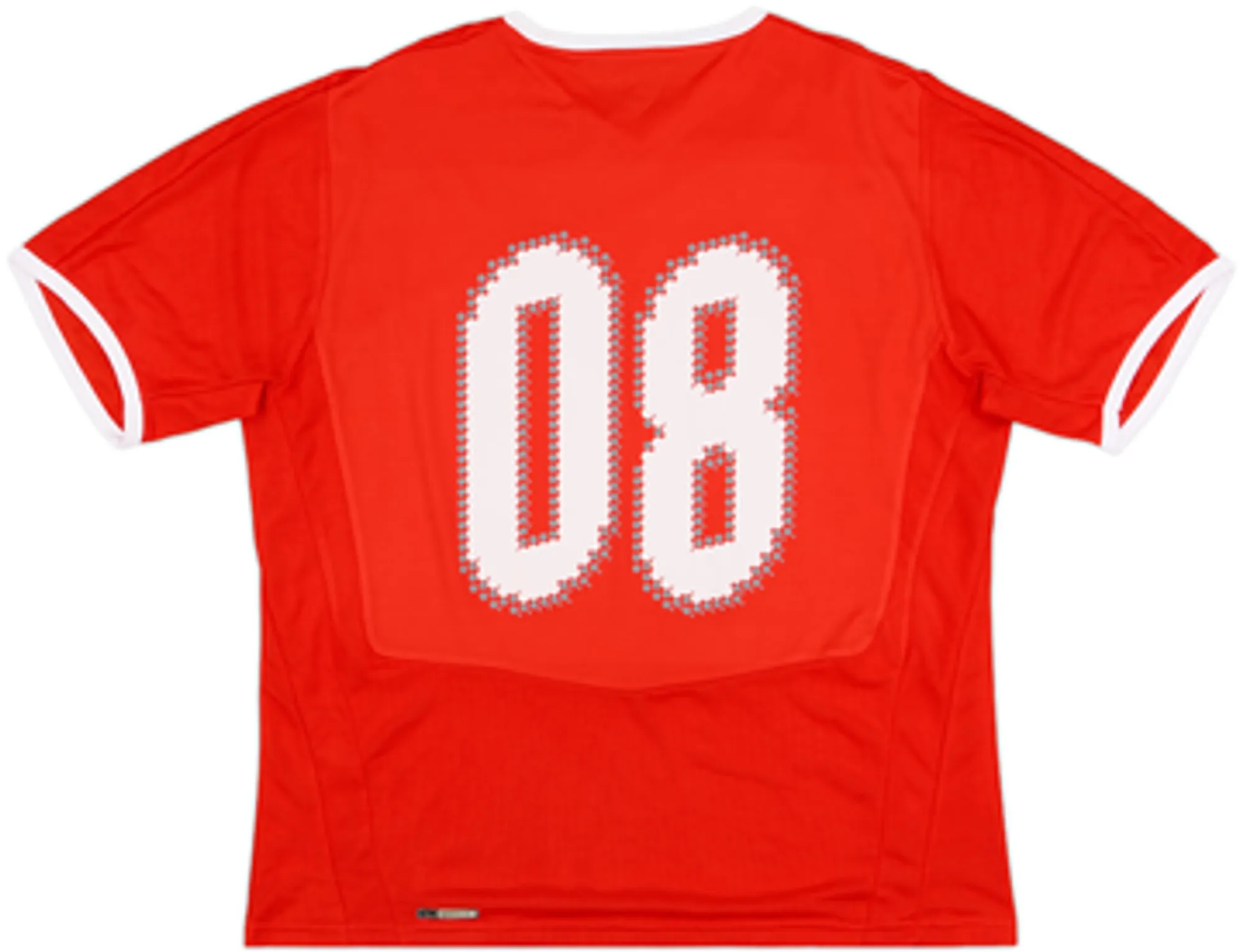 2008-10 Switzerland Player Issue Home Shirt #08 - 8/10 - (L)