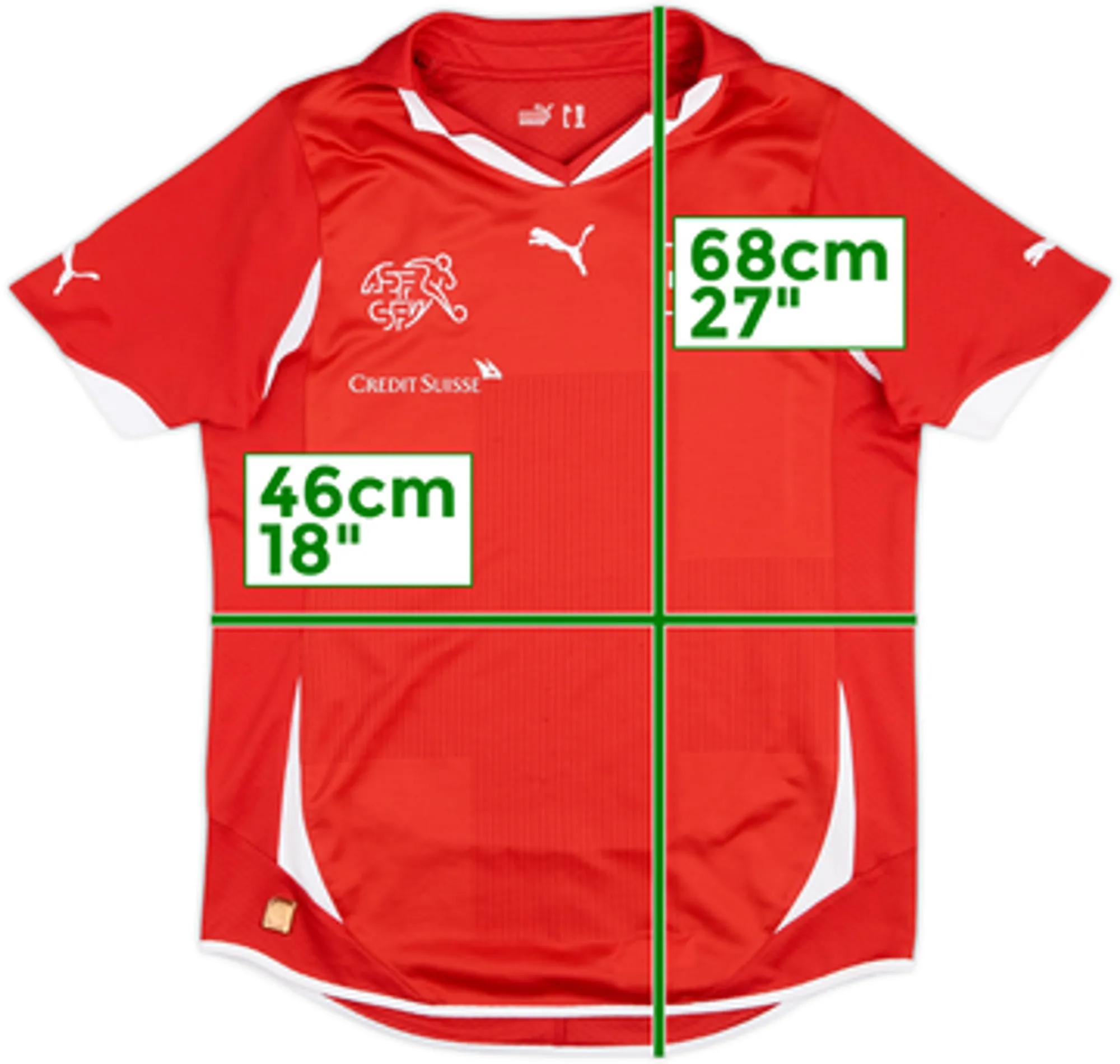 2010-11 Switzerland Home Shirt - 8/10 - (XL)