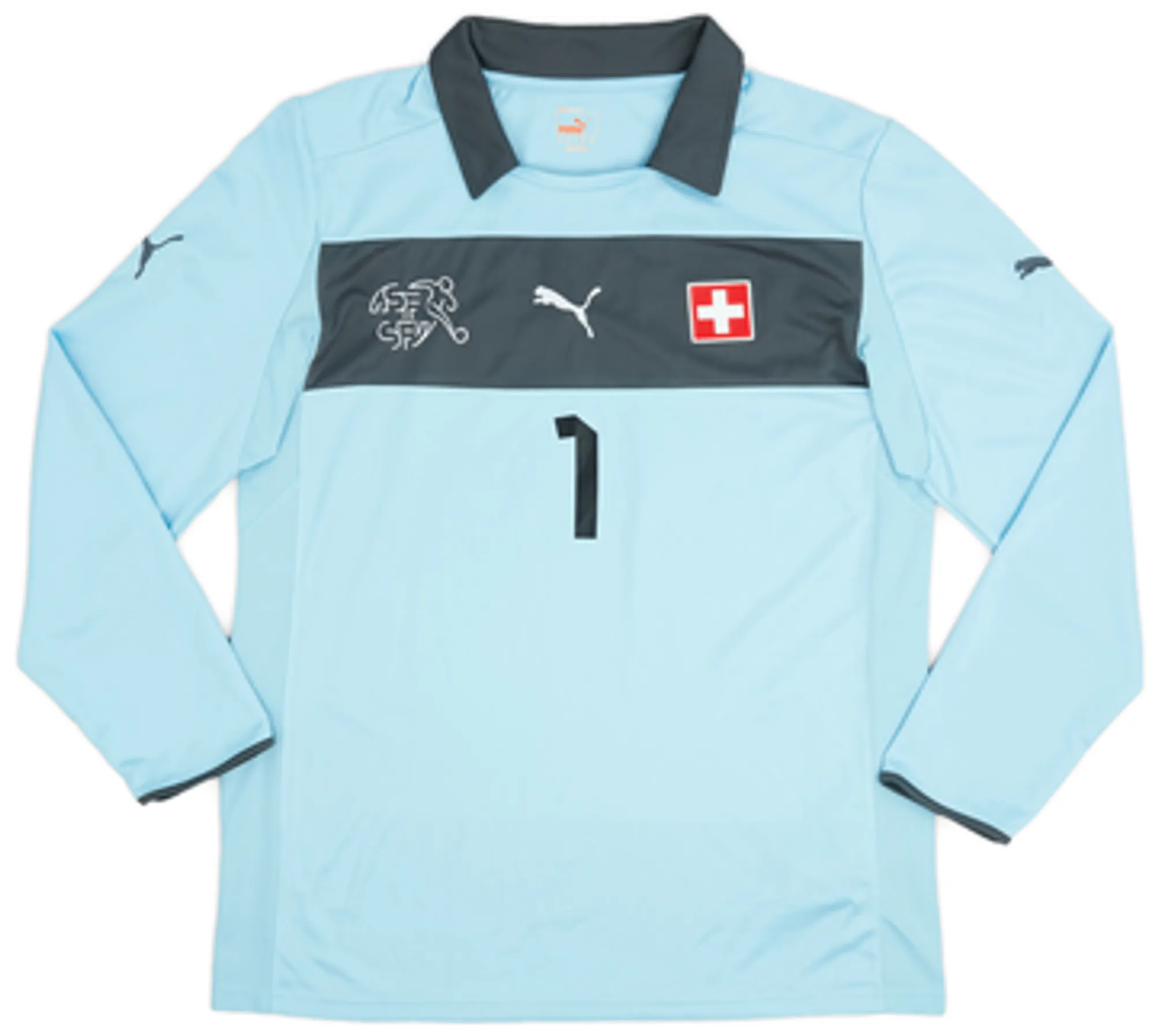 2012-13 Switzerland GK Shirt Benaglio #1 - 8/10 - (XXL)
