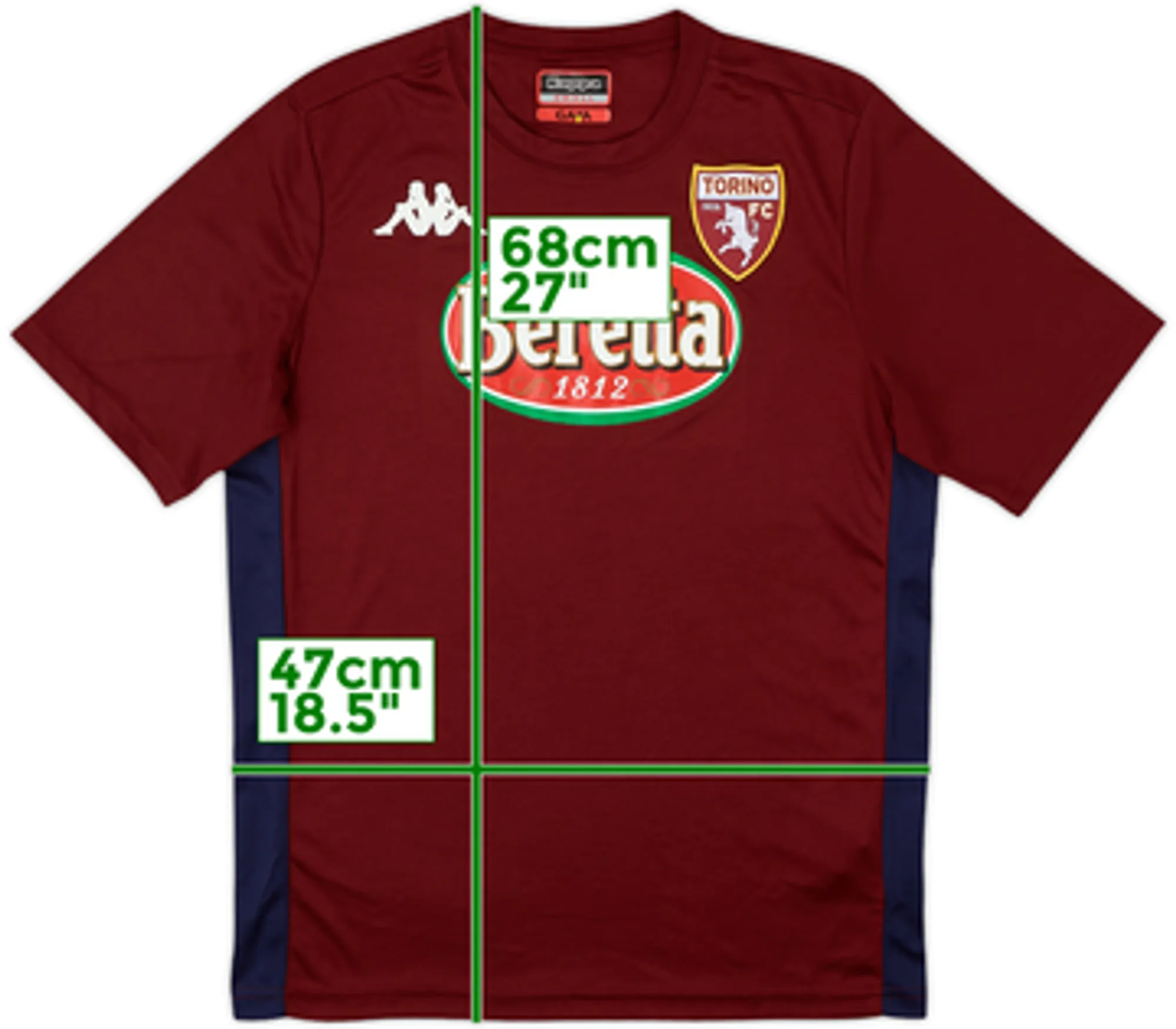2017-18 Torino Kappa Training Shirt - 8/10 - (L)