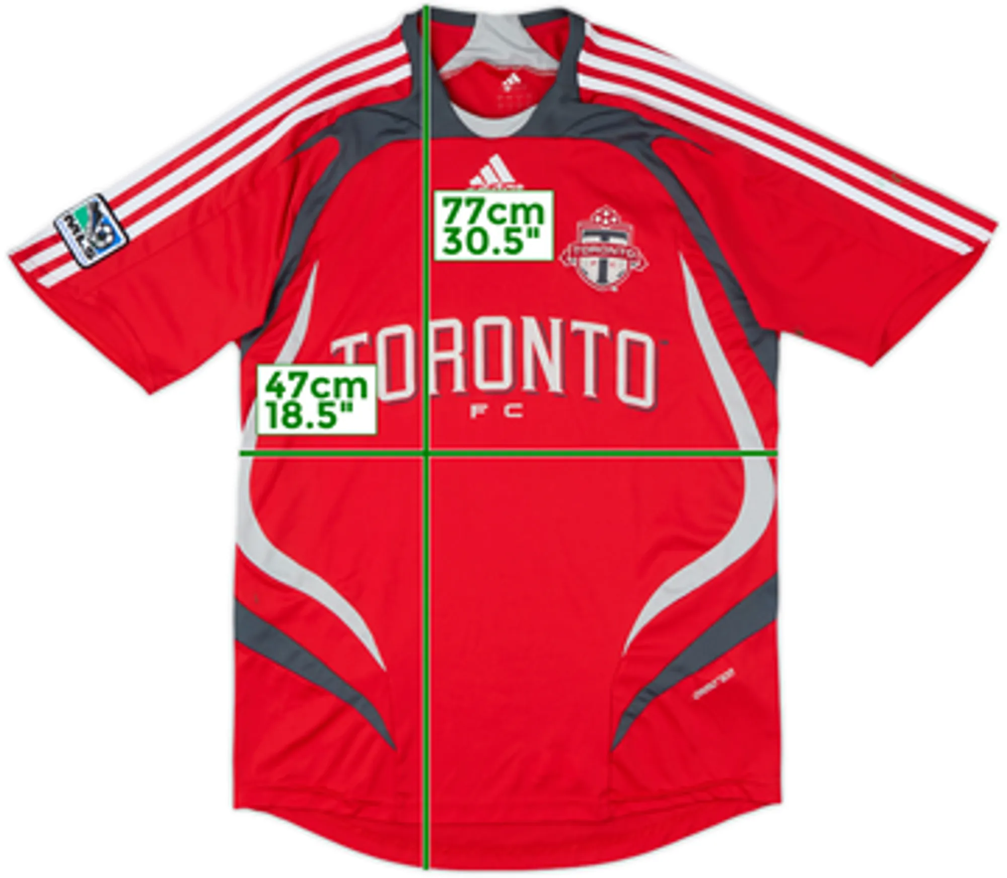 2007-08 Toronto FC Authentic Home Shirt - 8/10 - (L)