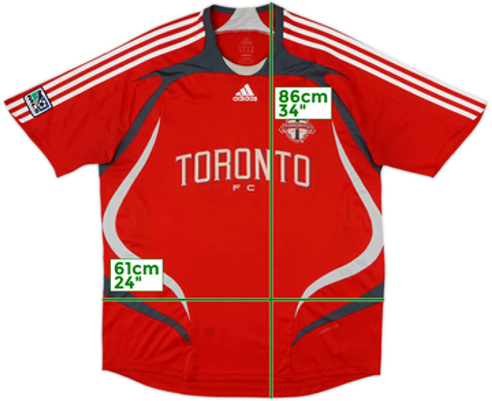 2007-08 Toronto FC Home Shirt - 6/10 - (XL)