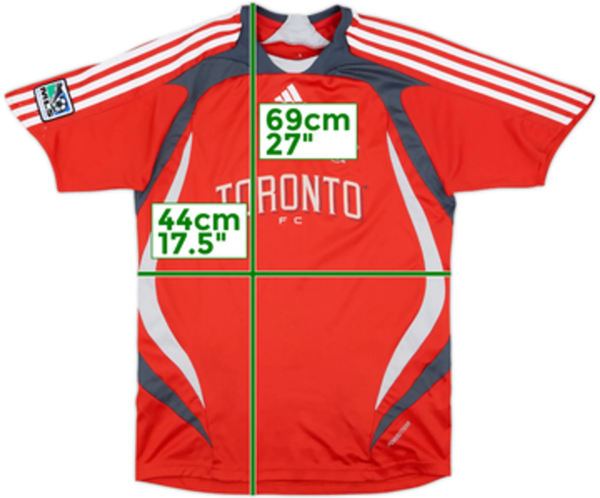 2007-08 Toronto FC Home Shirt - 7/10 - (L.Boys)