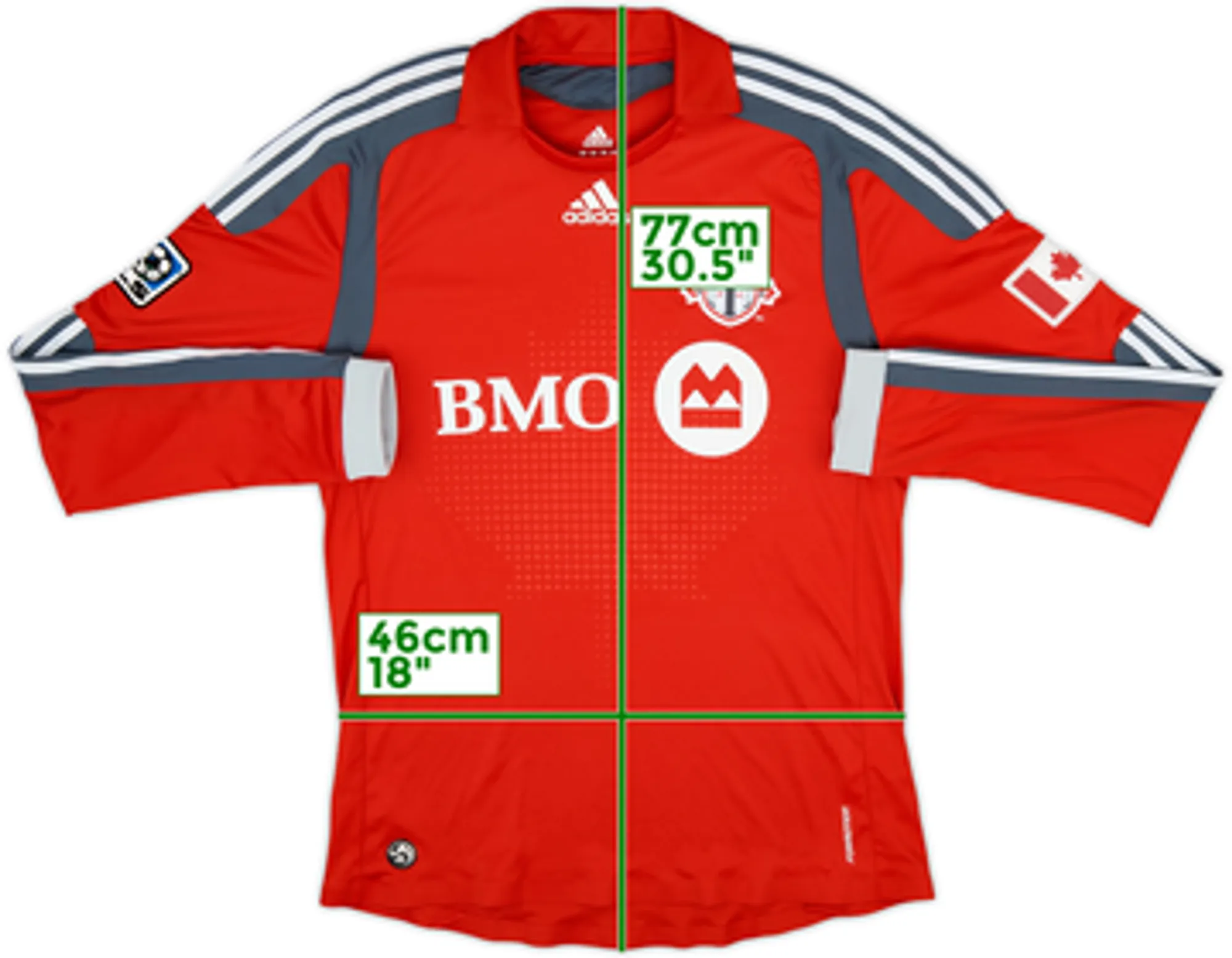 2009 Toronto FC Authentic Home L/S Shirt - 7/10 - (L)