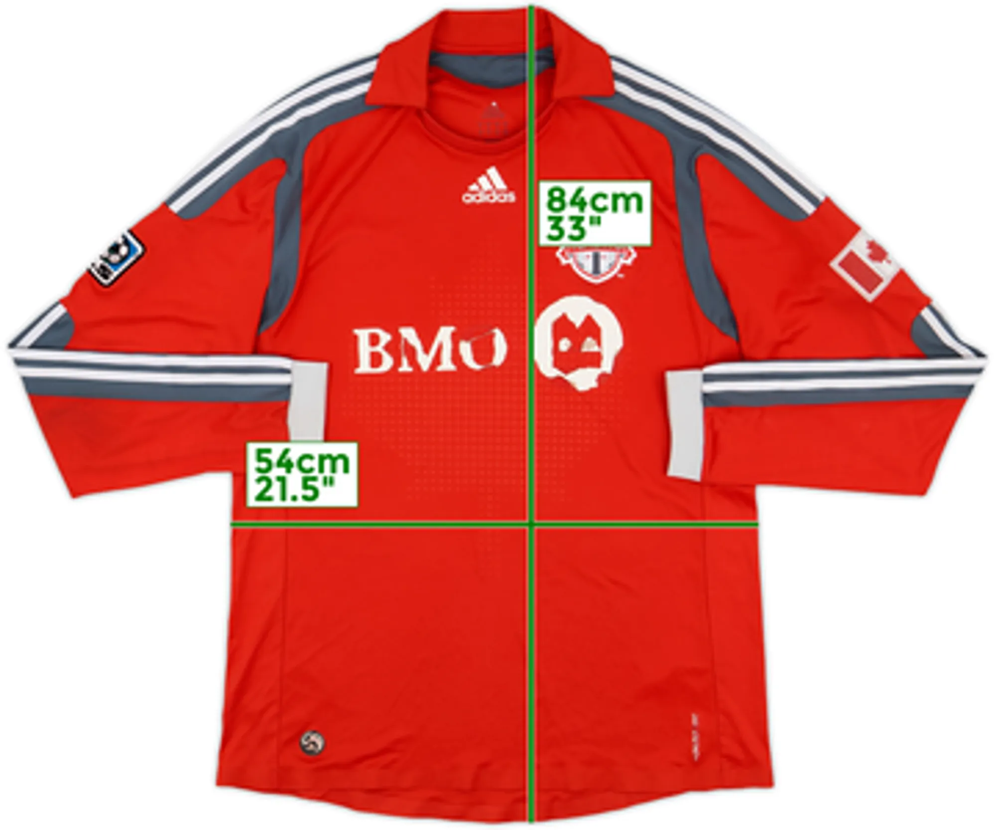2009-10 Toronto FC Authentic Home L/S Shirt - 4/10 - (XL)