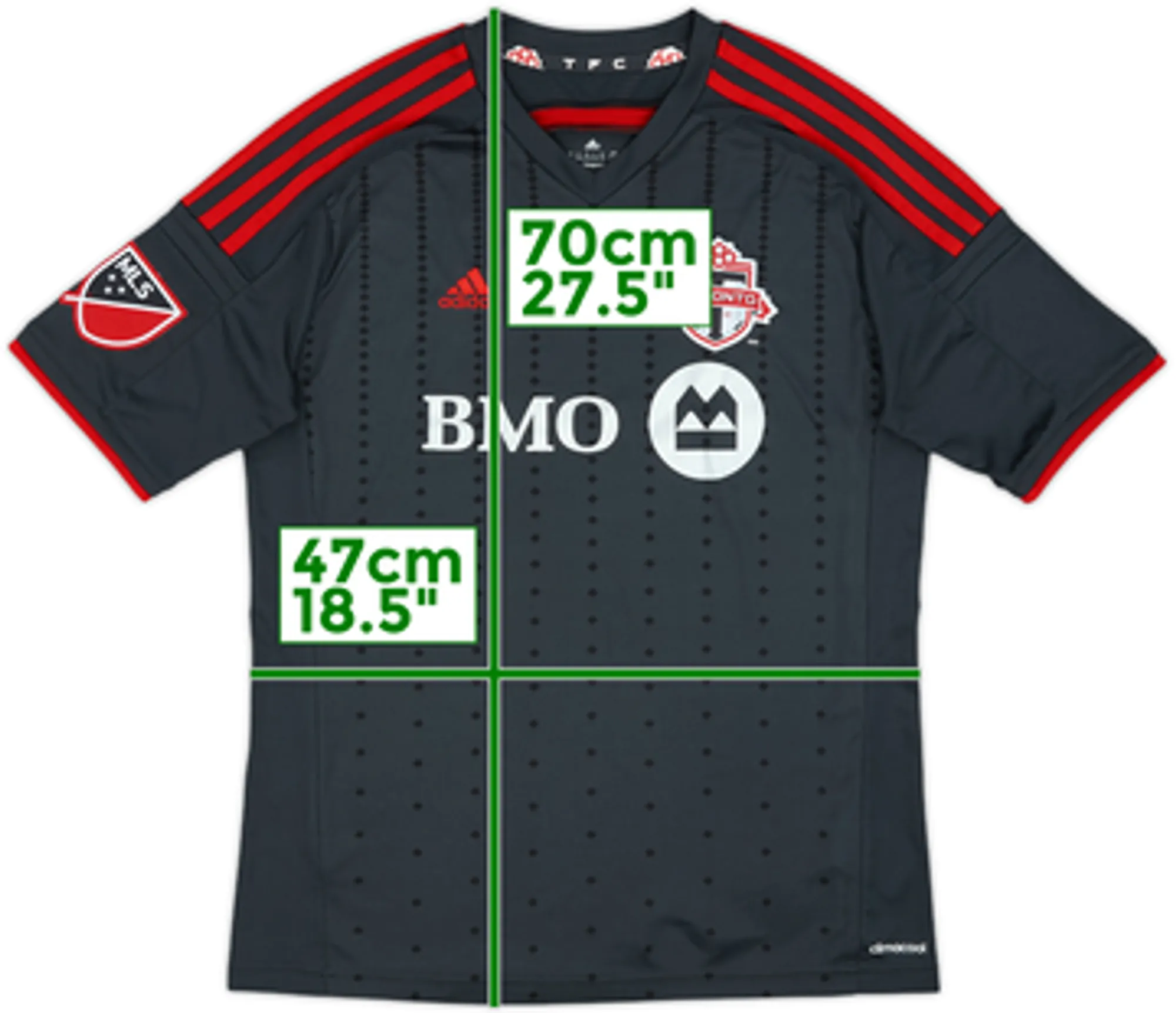 2014-15 Toronto FC Away Shirt - 10/10 - (XL.Boys)