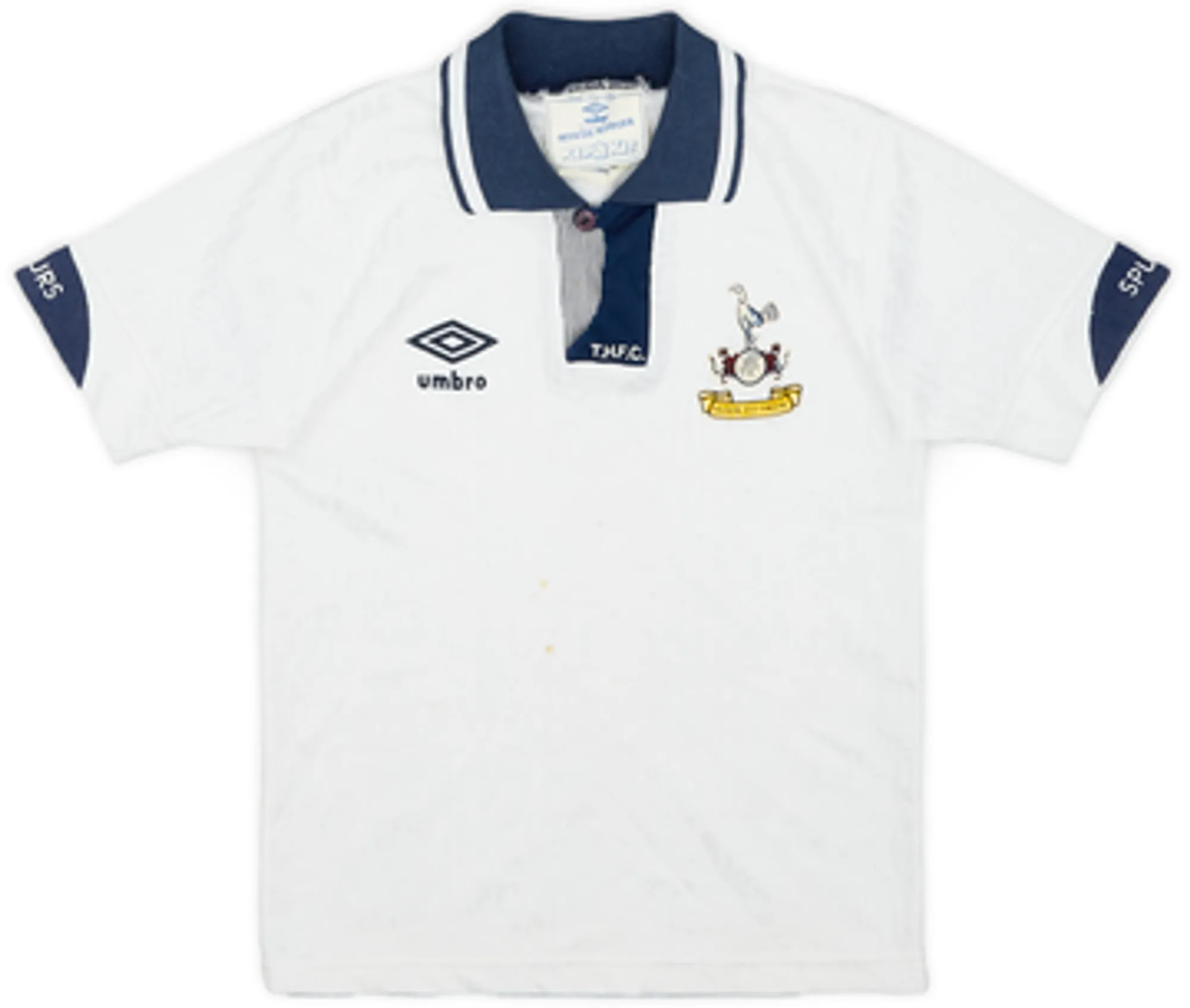 1991-93 Tottenham Home Shirt - 5/10 - (L)