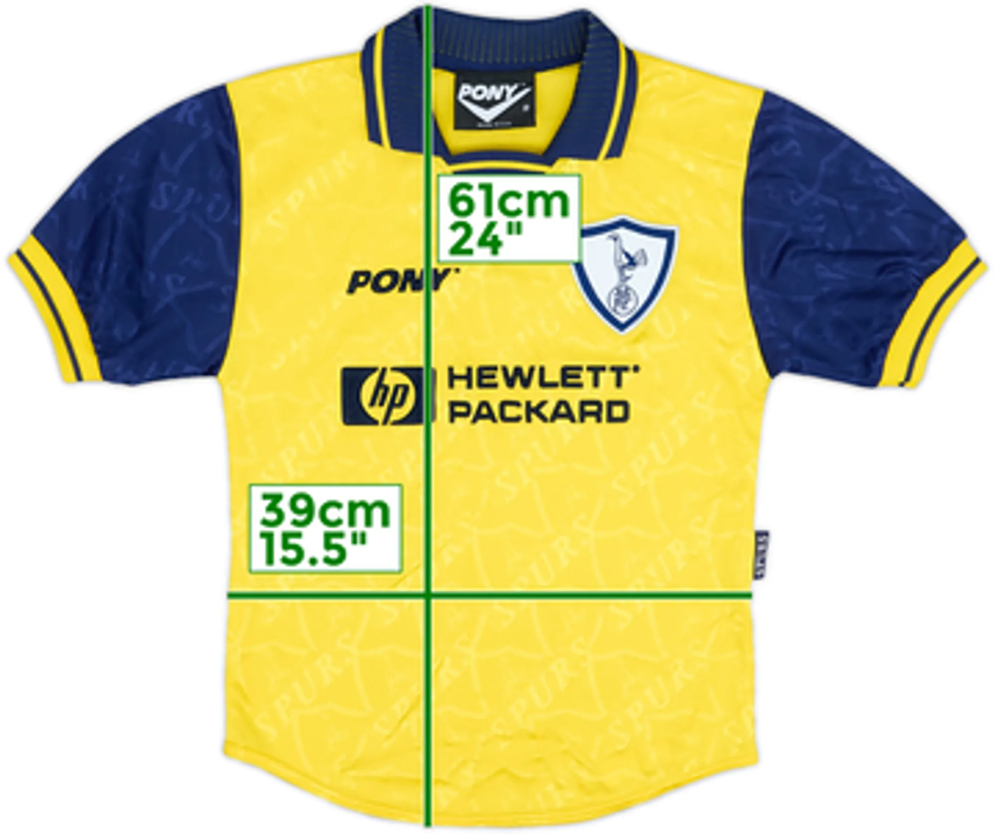 1995-97 Tottenham Third Shirt - 9/10 - (S.Boys)