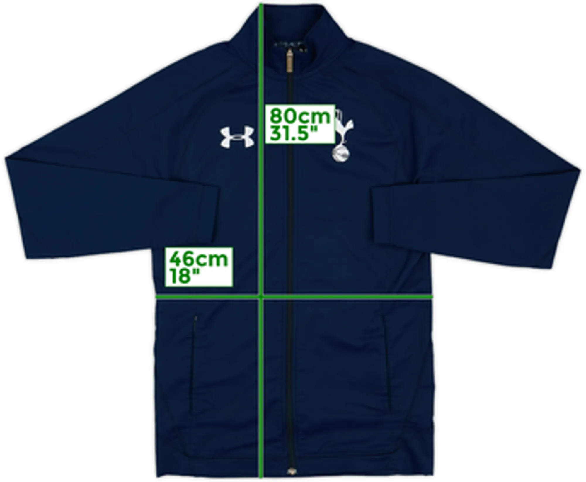 2013-14 Tottenham Under Armour Track Jacket - 9/10 - (M)