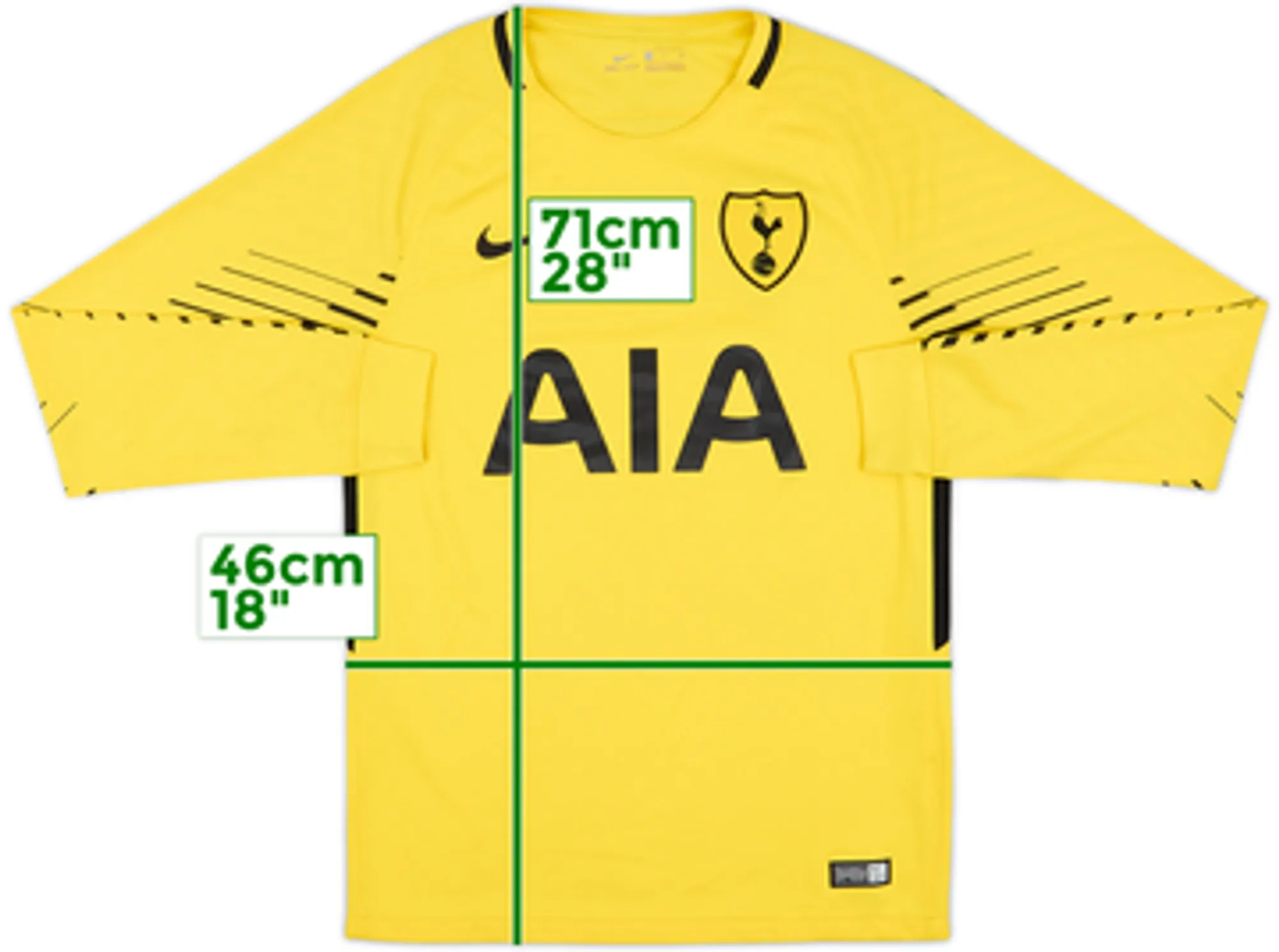 2017-18 Tottenham GK Shirt - 9/10 - (S)