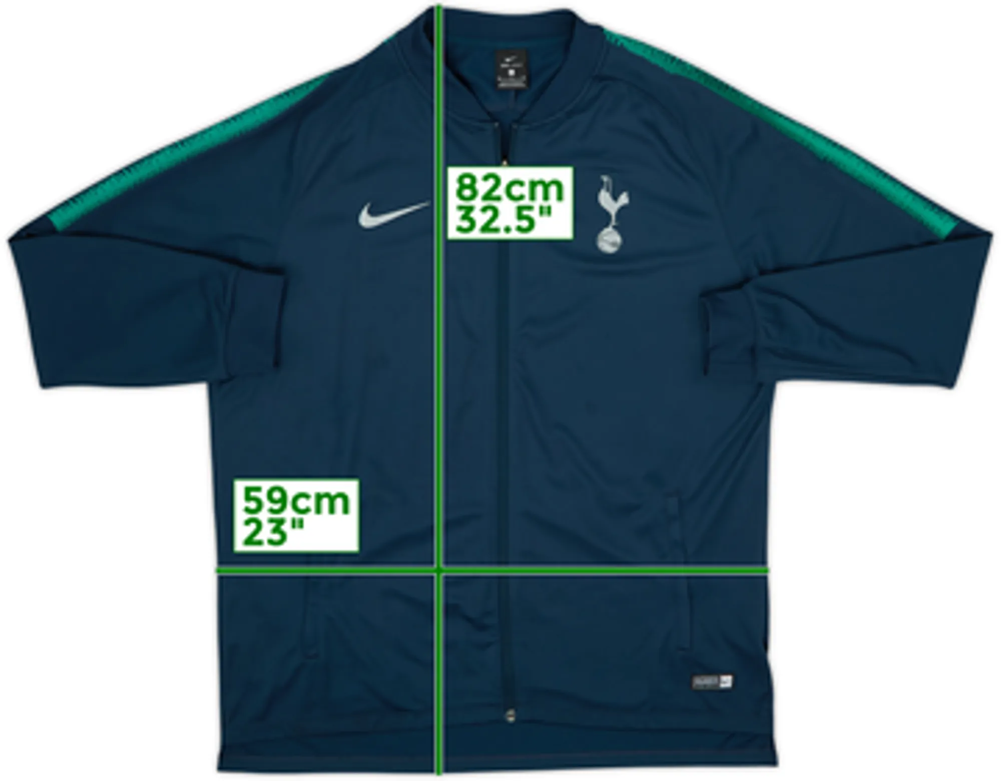 2017-18 Tottenham Nike Track Jacket - 8/10 - (L)
